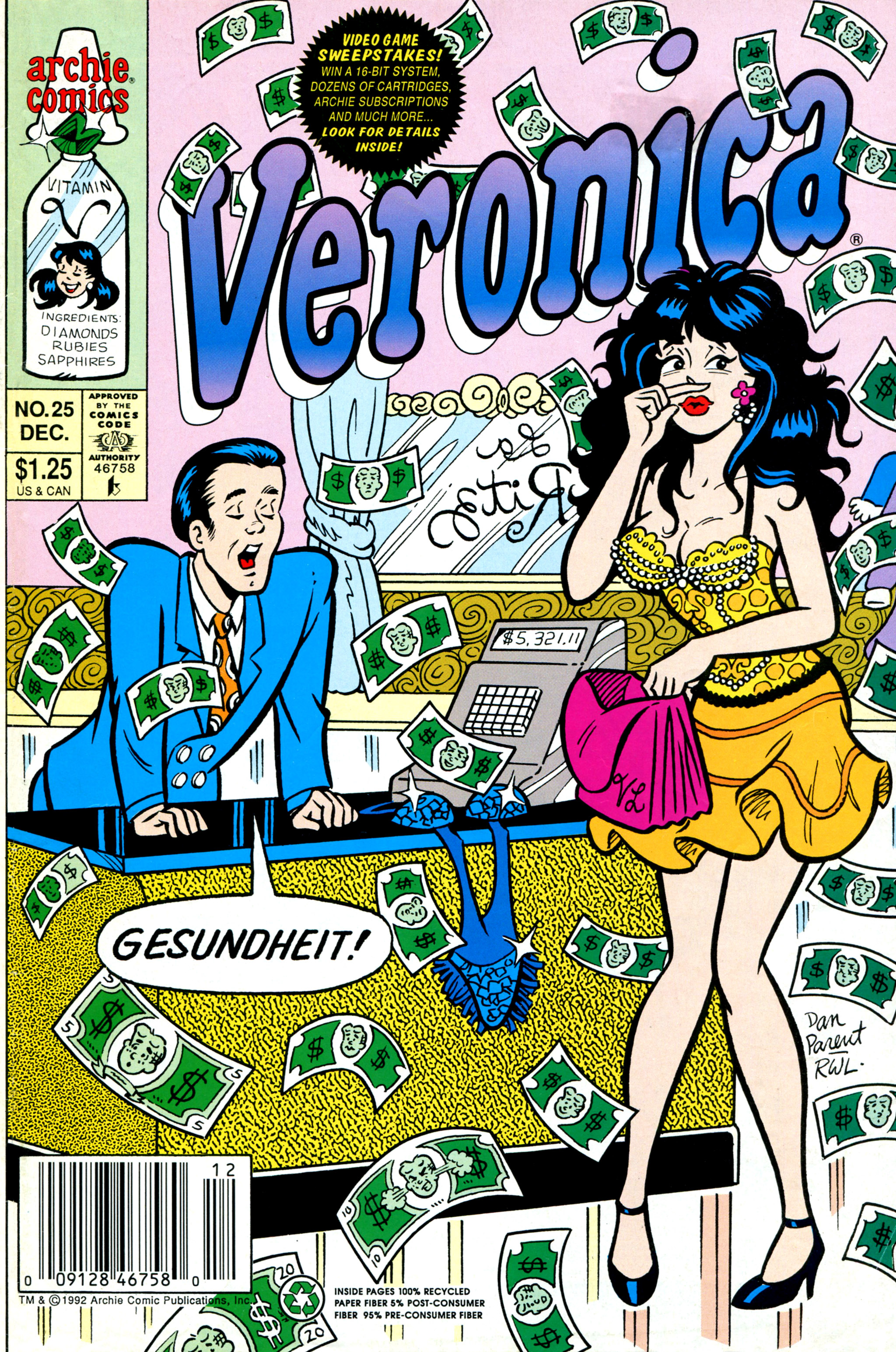 Read online Veronica comic -  Issue #25 - 1