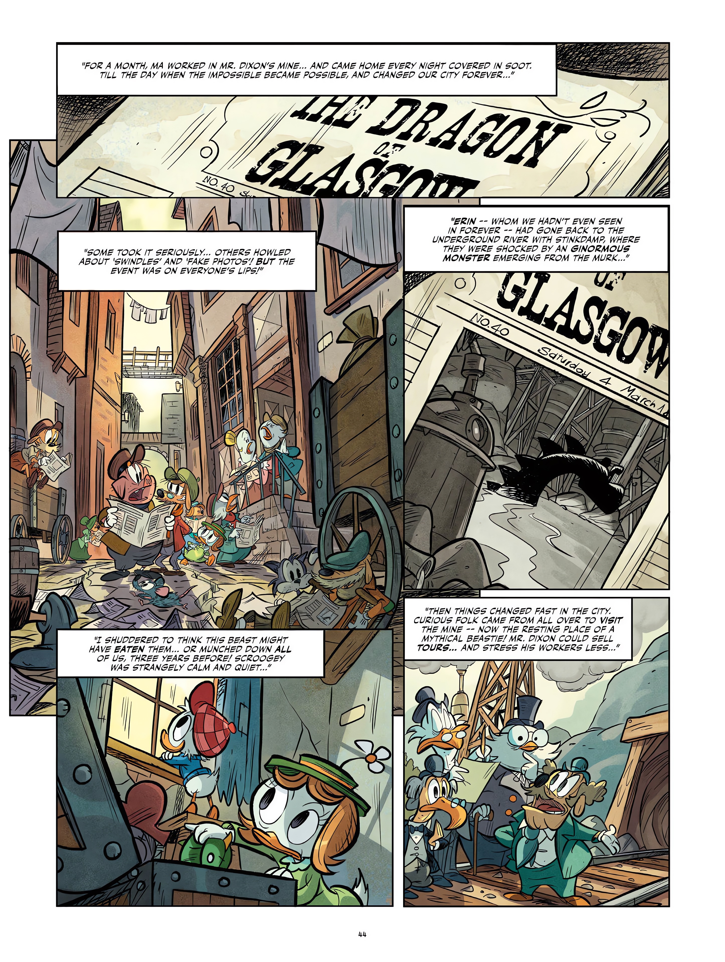 Read online Scrooge McDuck: The Dragon of Glasgow comic -  Issue # Full - 45