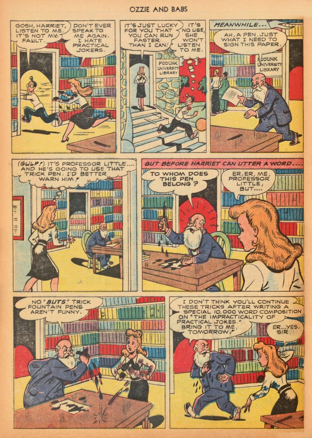 Read online Ozzie And Babs comic -  Issue #4 - 36