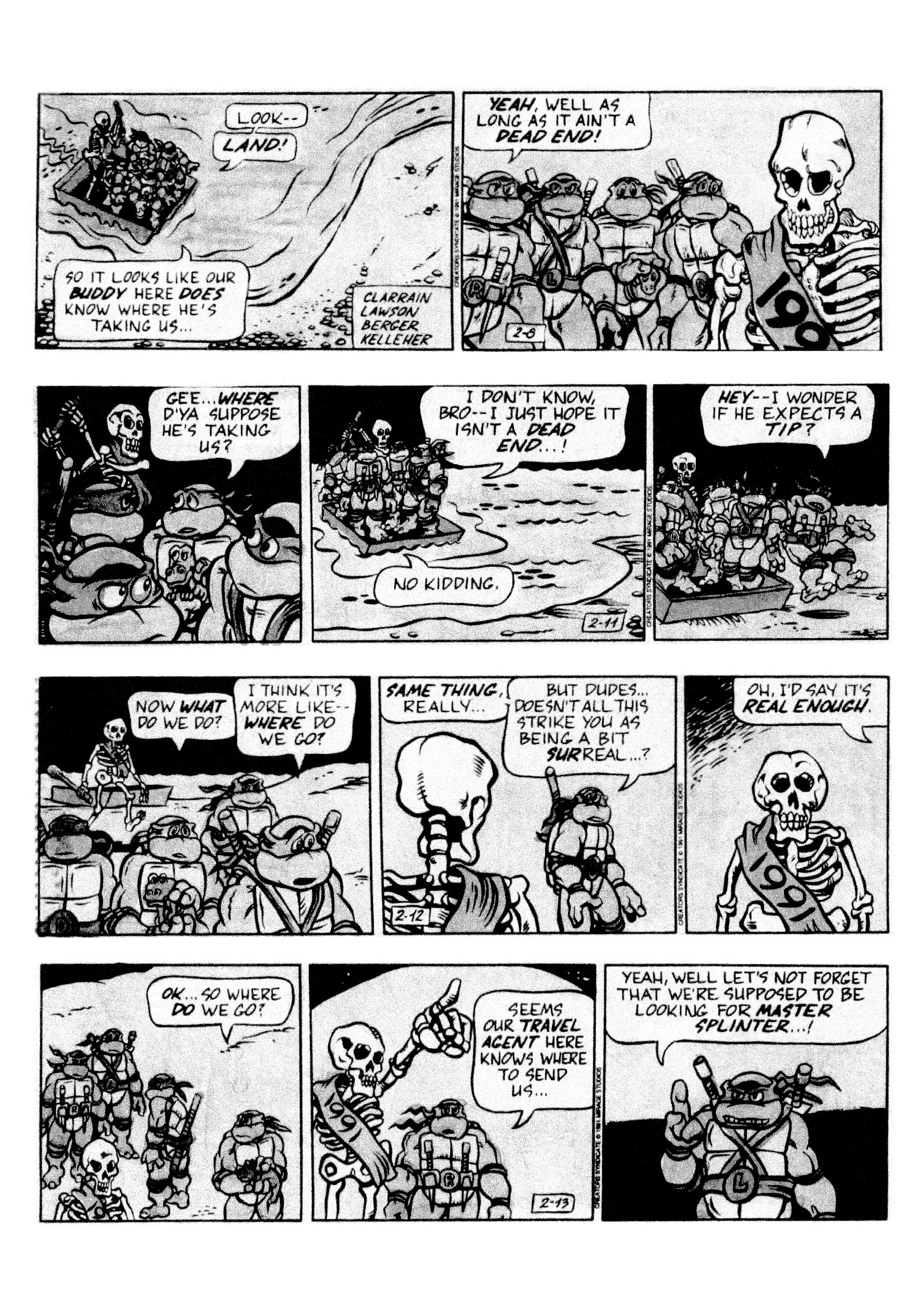 Read online Teenage Mutant Ninja Turtles: Complete Newspaper Daily Comic Strip Collection comic -  Issue # TPB 2 (Part 1) - 24