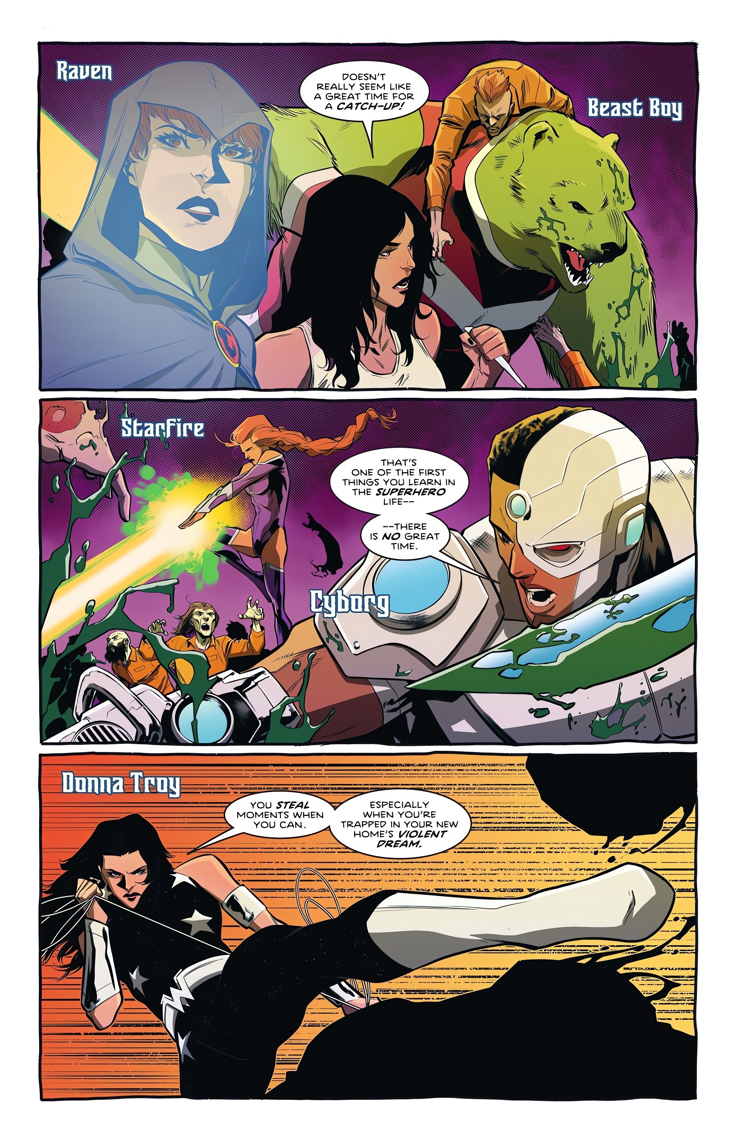 Read online Knight Terrors: Titans comic -  Issue #2 - 7