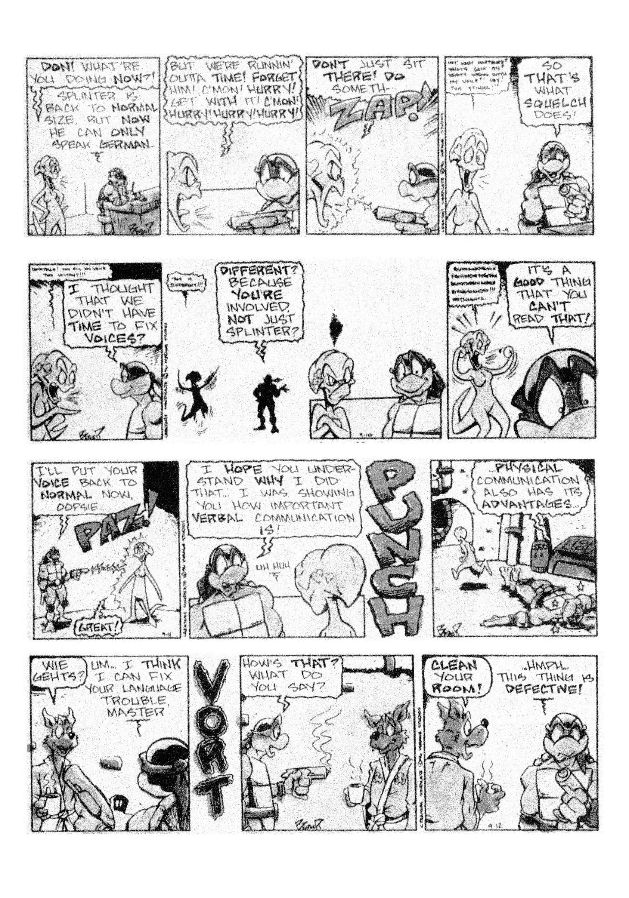 Read online Teenage Mutant Ninja Turtles: Complete Newspaper Daily Comic Strip Collection comic -  Issue # TPB 3 (Part 2) - 81