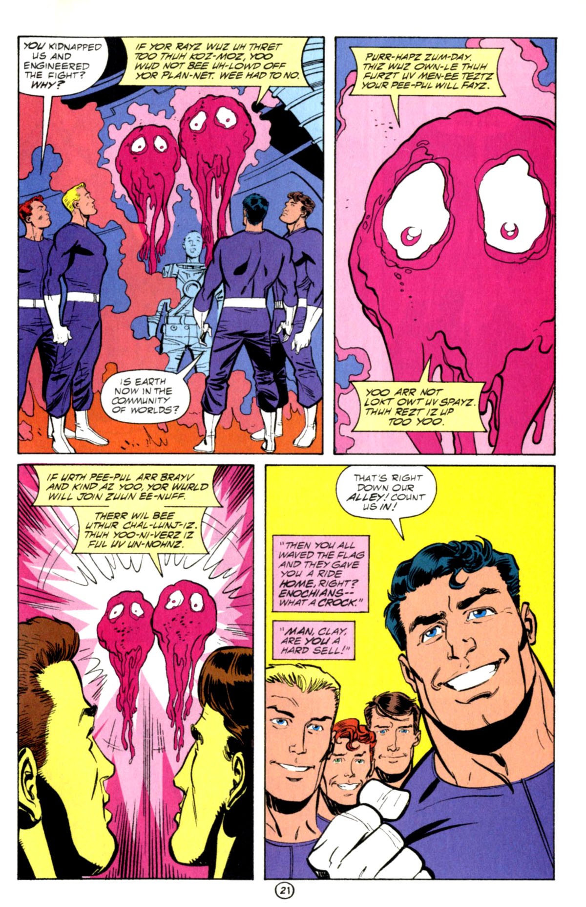 Read online Challengers of the Unknown (1997) comic -  Issue #16 - 31