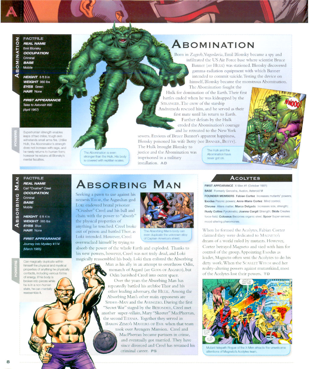 Read online The Marvel Encyclopedia comic -  Issue # TPB - 10