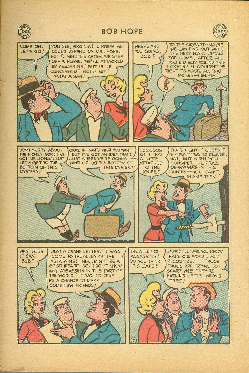 Read online The Adventures of Bob Hope comic -  Issue #48 - 9