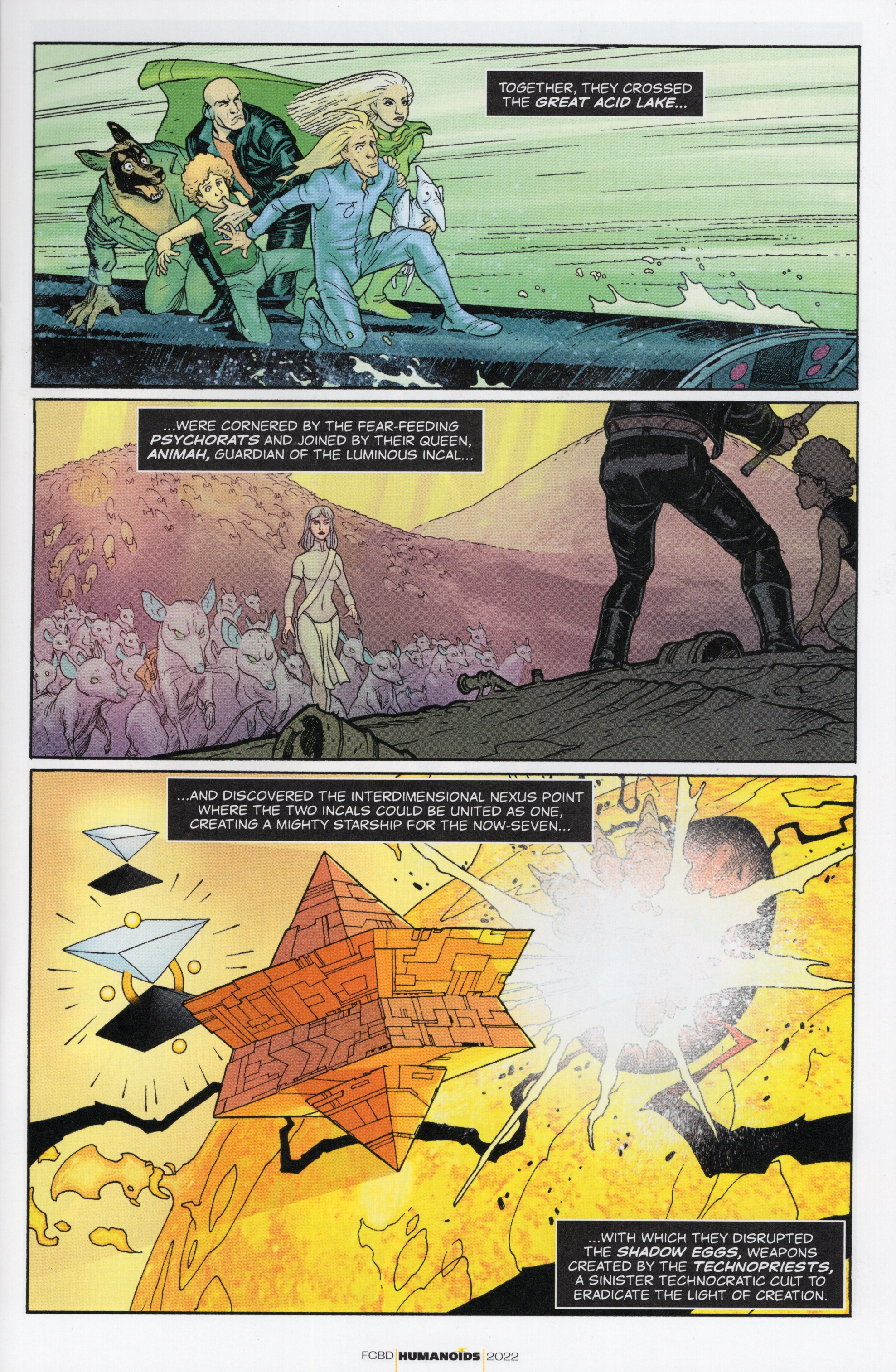 Read online Free Comic Book Day 2022 comic -  Issue # Humanoids The Incal Universe - 7