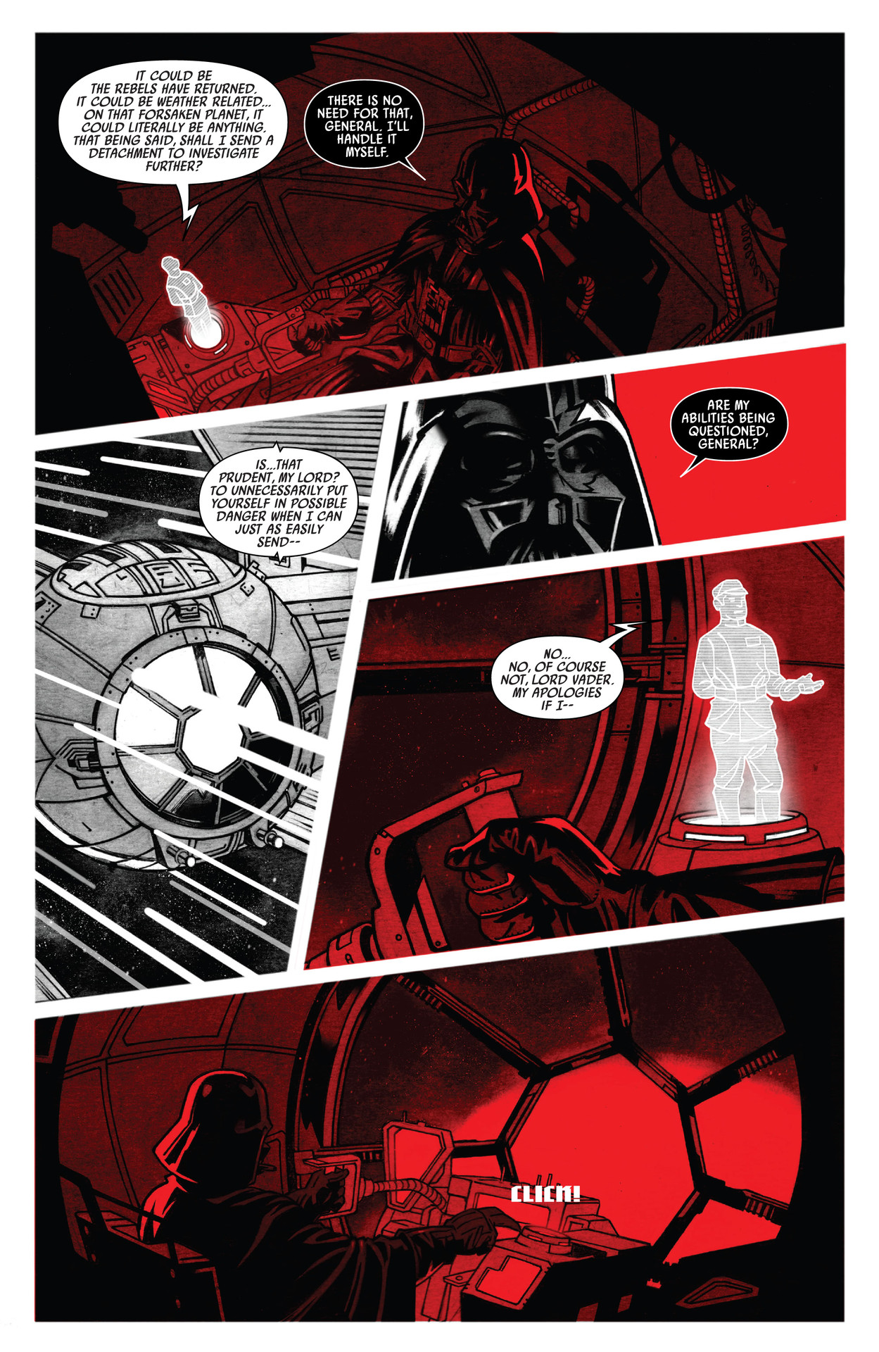 Read online Star Wars: Darth Vader - Black, White & Red comic -  Issue #4 - 22