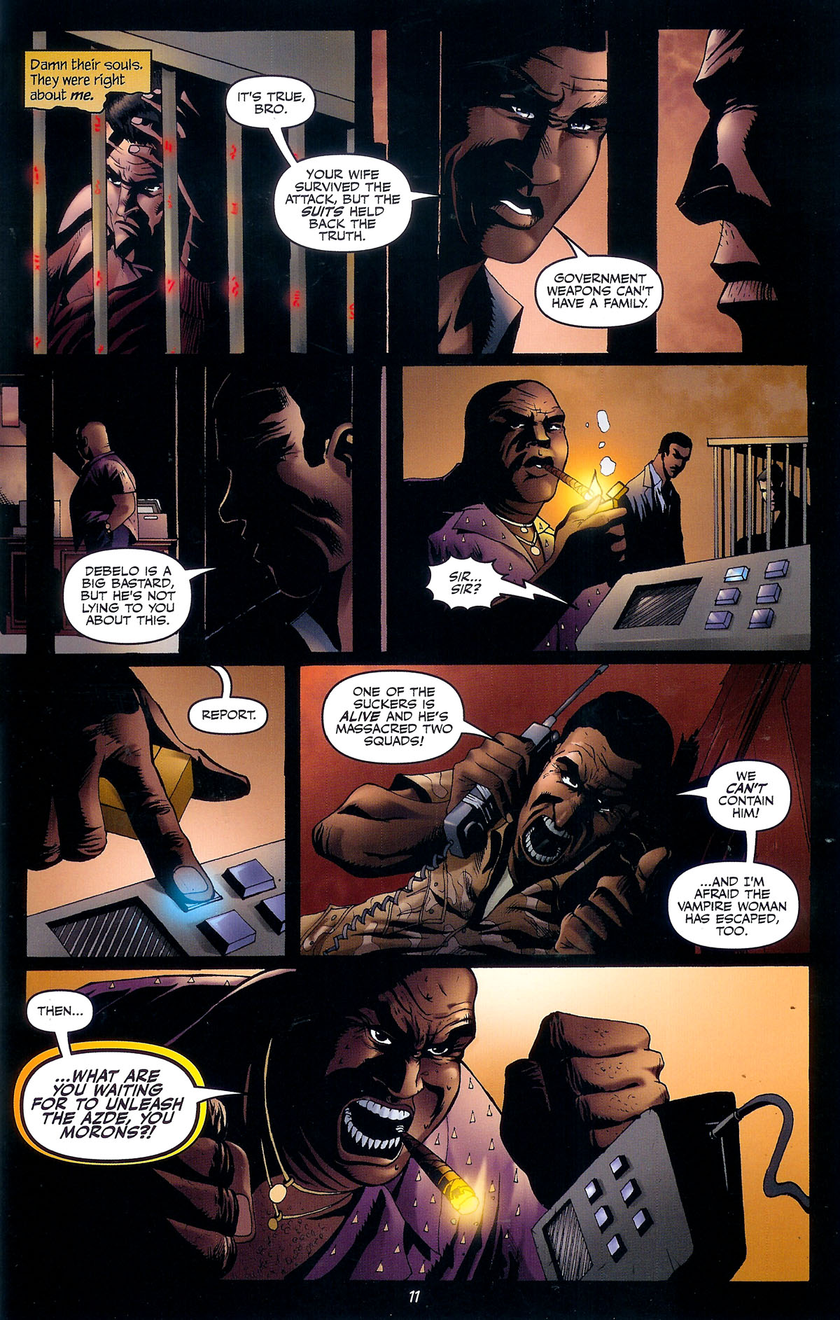 Read online CVO: Covert Vampiric Operations - African Blood comic -  Issue #3 - 13