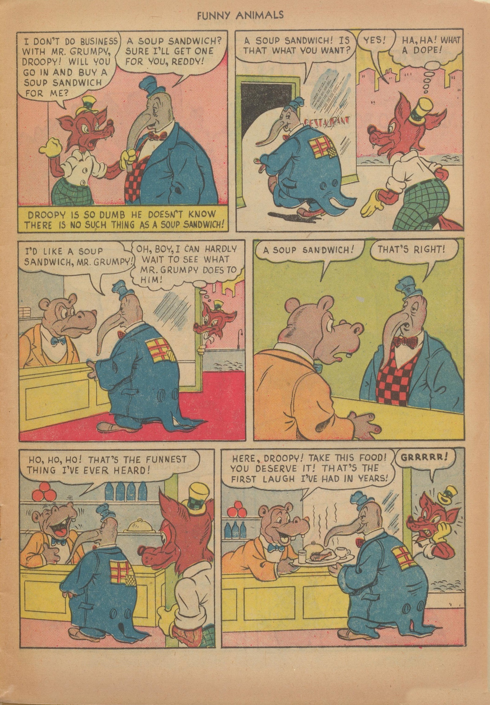 Read online Fawcett's Funny Animals comic -  Issue #66 - 9