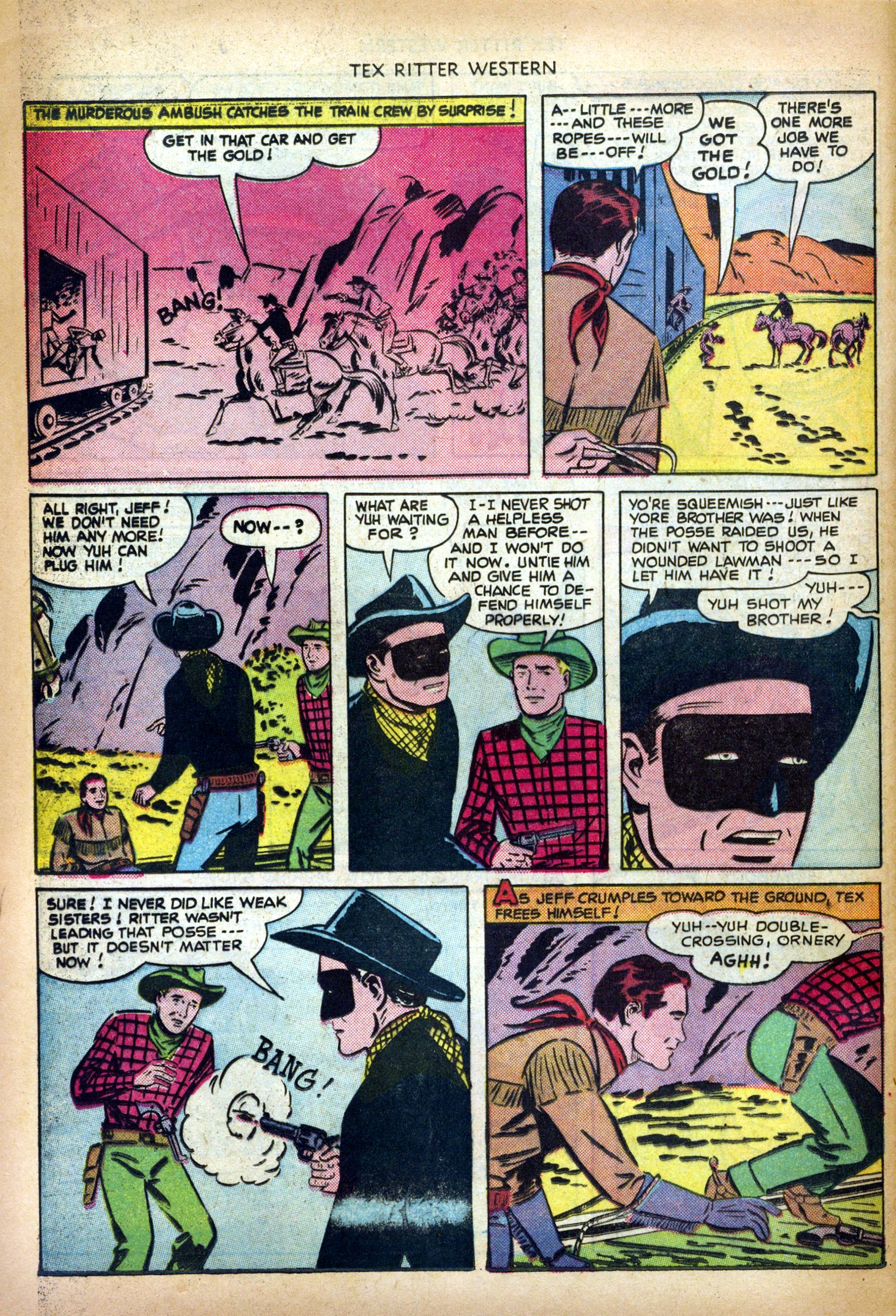 Read online Tex Ritter Western comic -  Issue #6 - 28