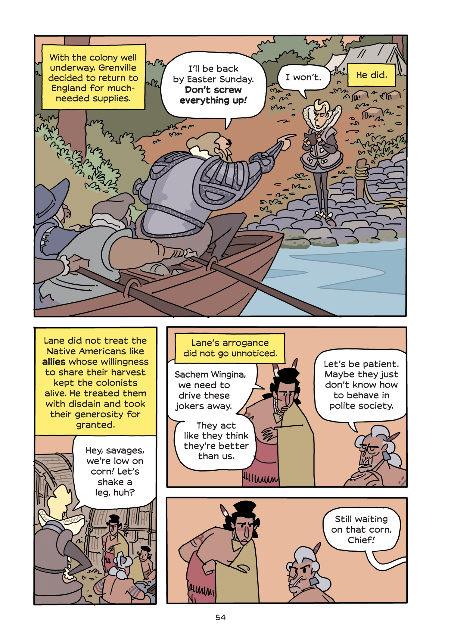 Read online History Comics comic -  Issue # The Roanoke Colony - Americas First Mystery - 60