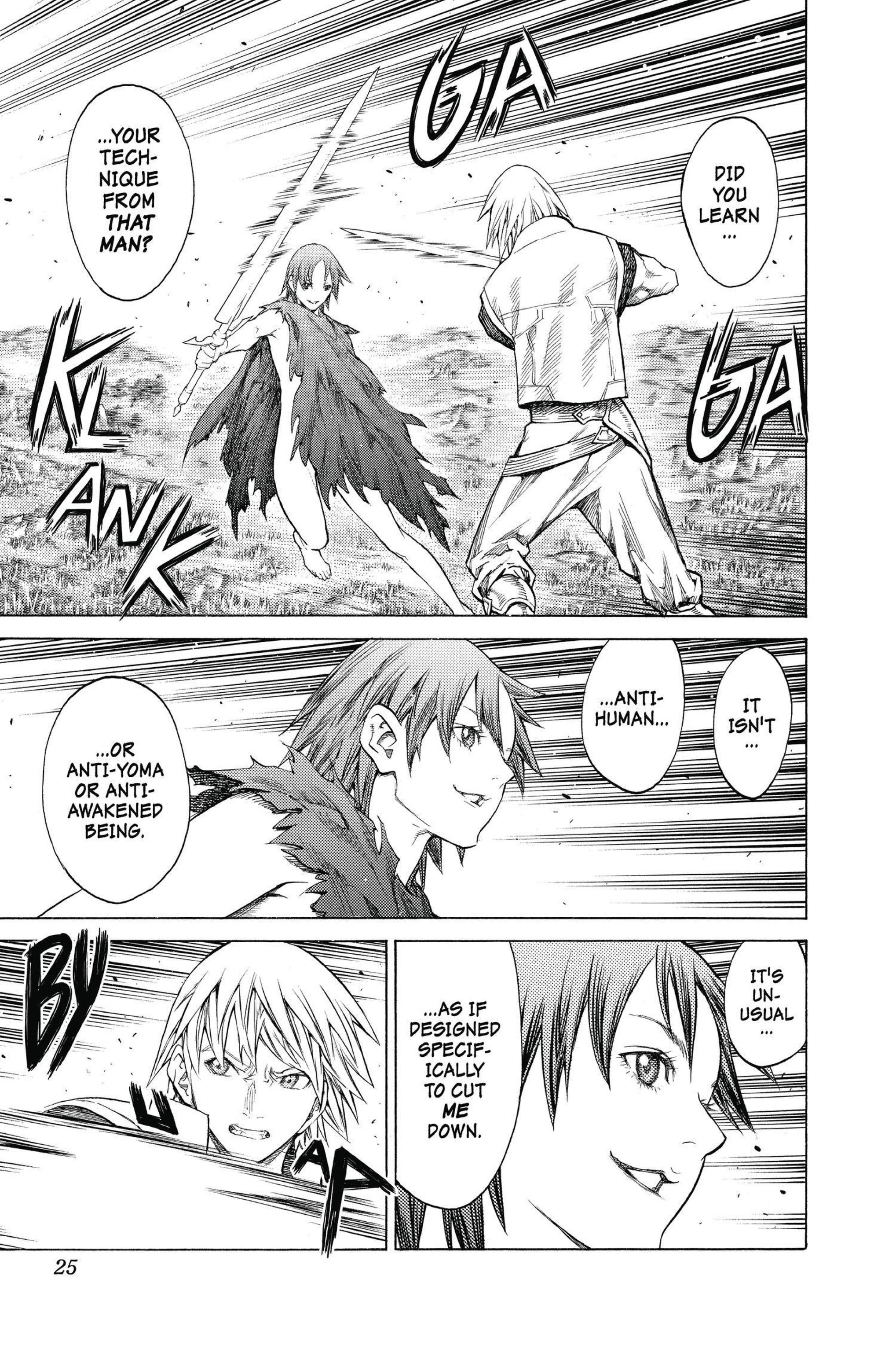 Read online Claymore comic -  Issue #26 - 23