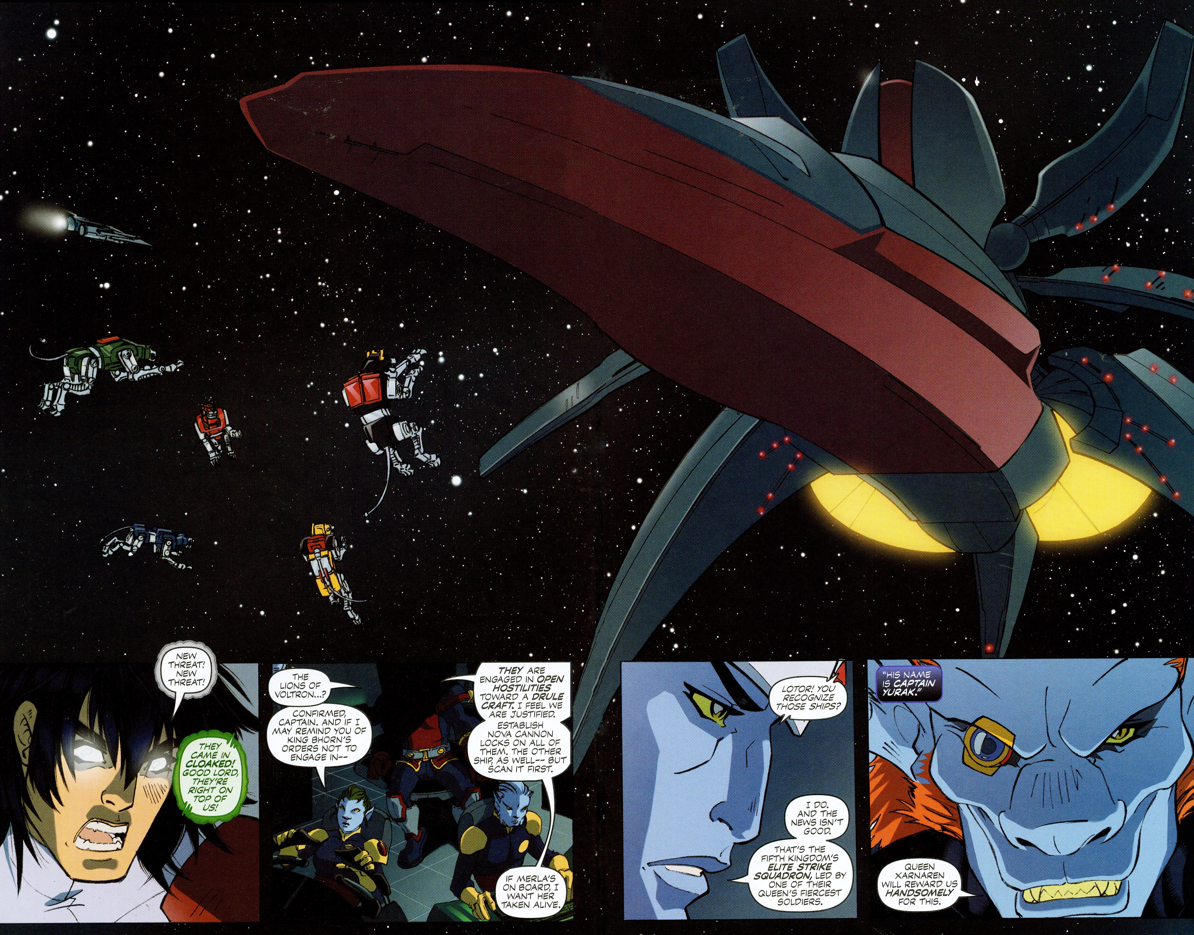 Read online Voltron: Defender of the Universe comic -  Issue #9 - 10