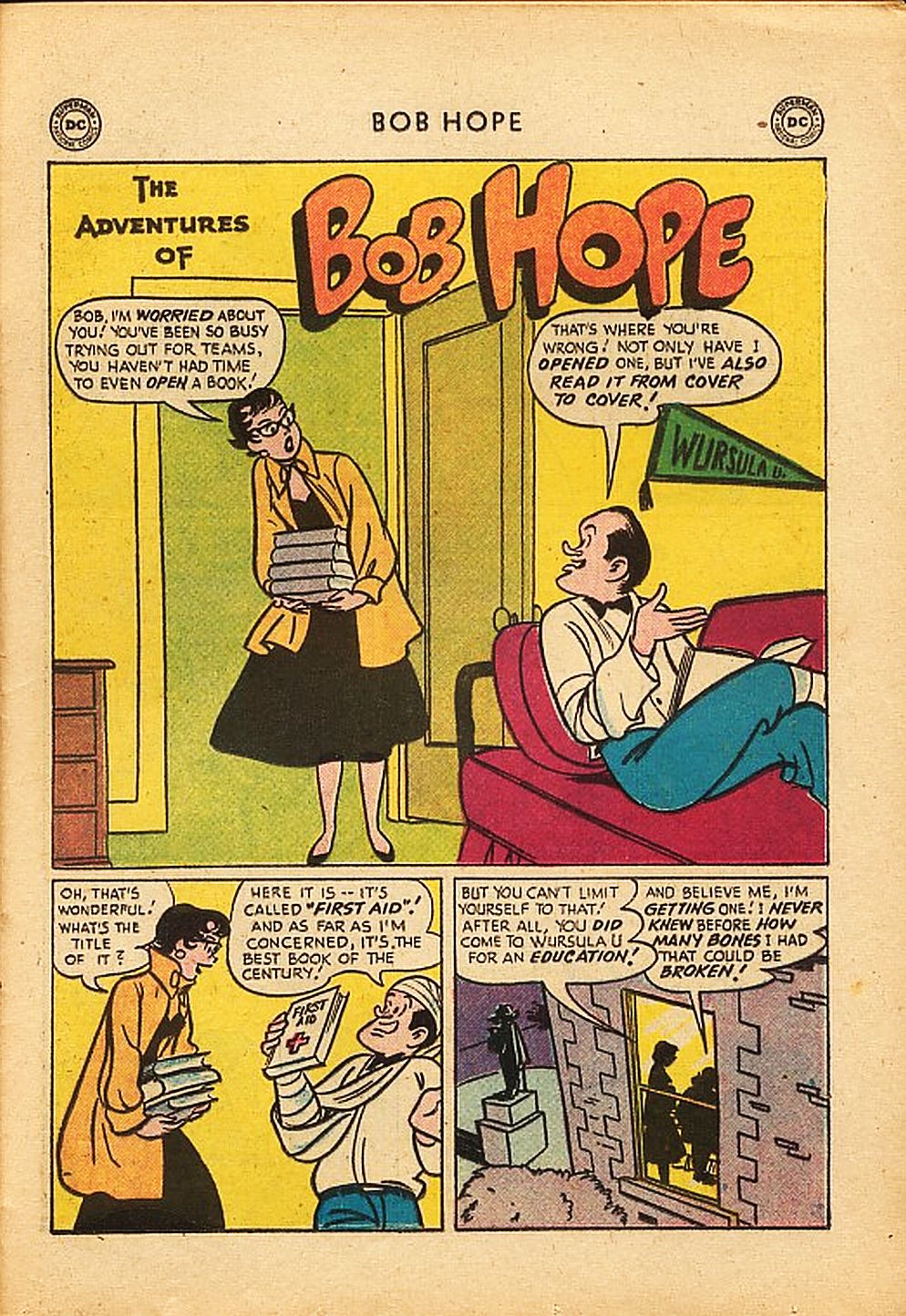 Read online The Adventures of Bob Hope comic -  Issue #42 - 25