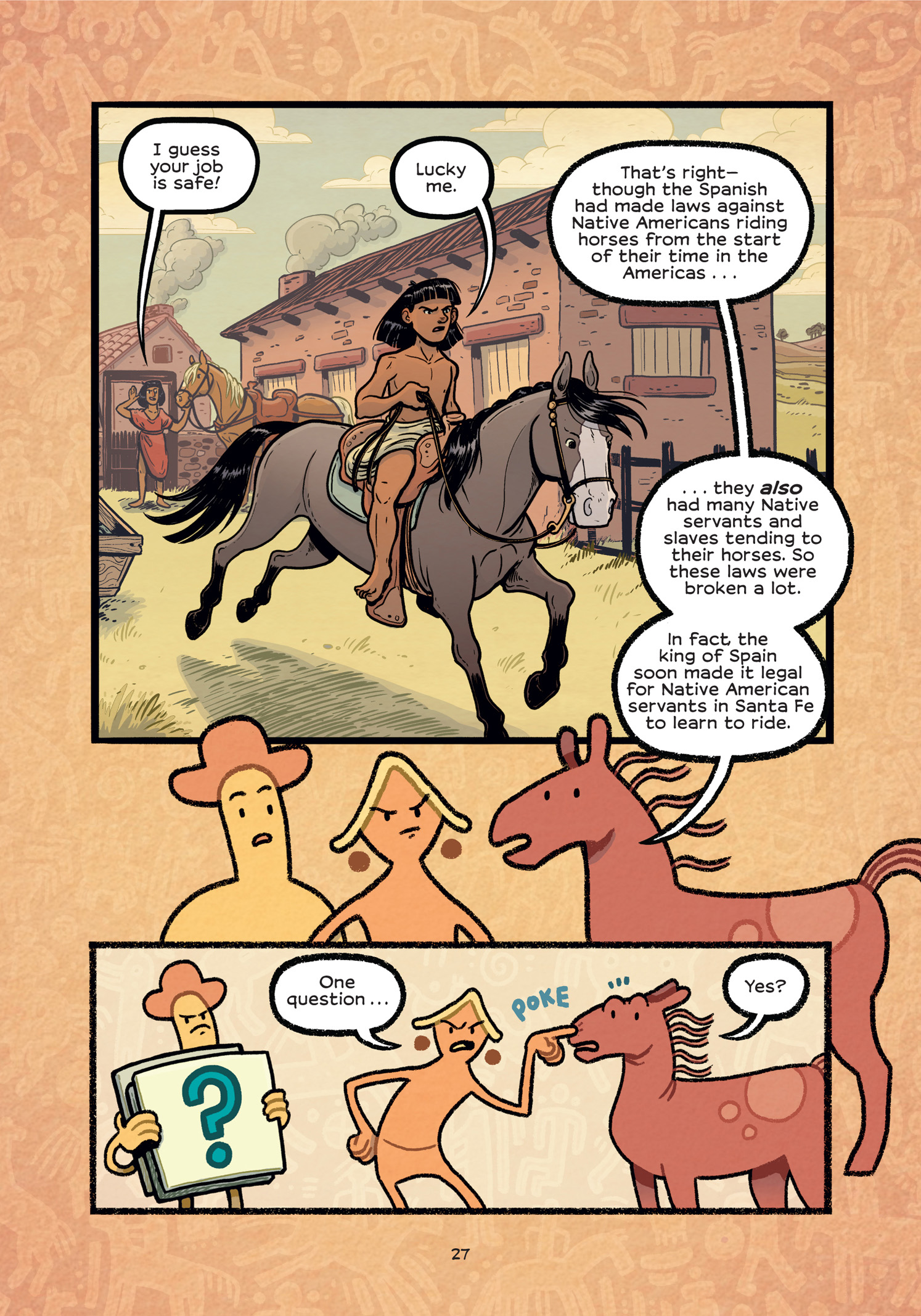 Read online History Comics comic -  Issue # The Wild Mustang - Horses of the American West - 33