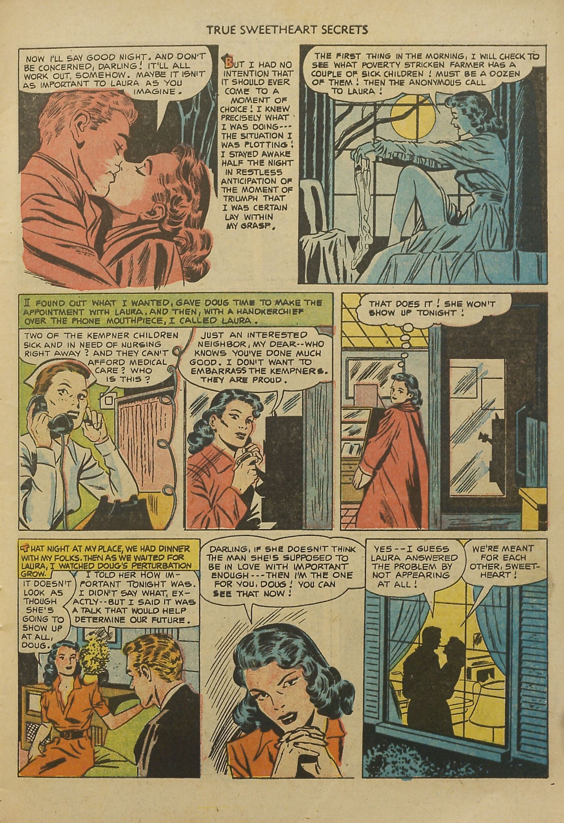 Read online True Sweetheart Secrets comic -  Issue #10 - 7
