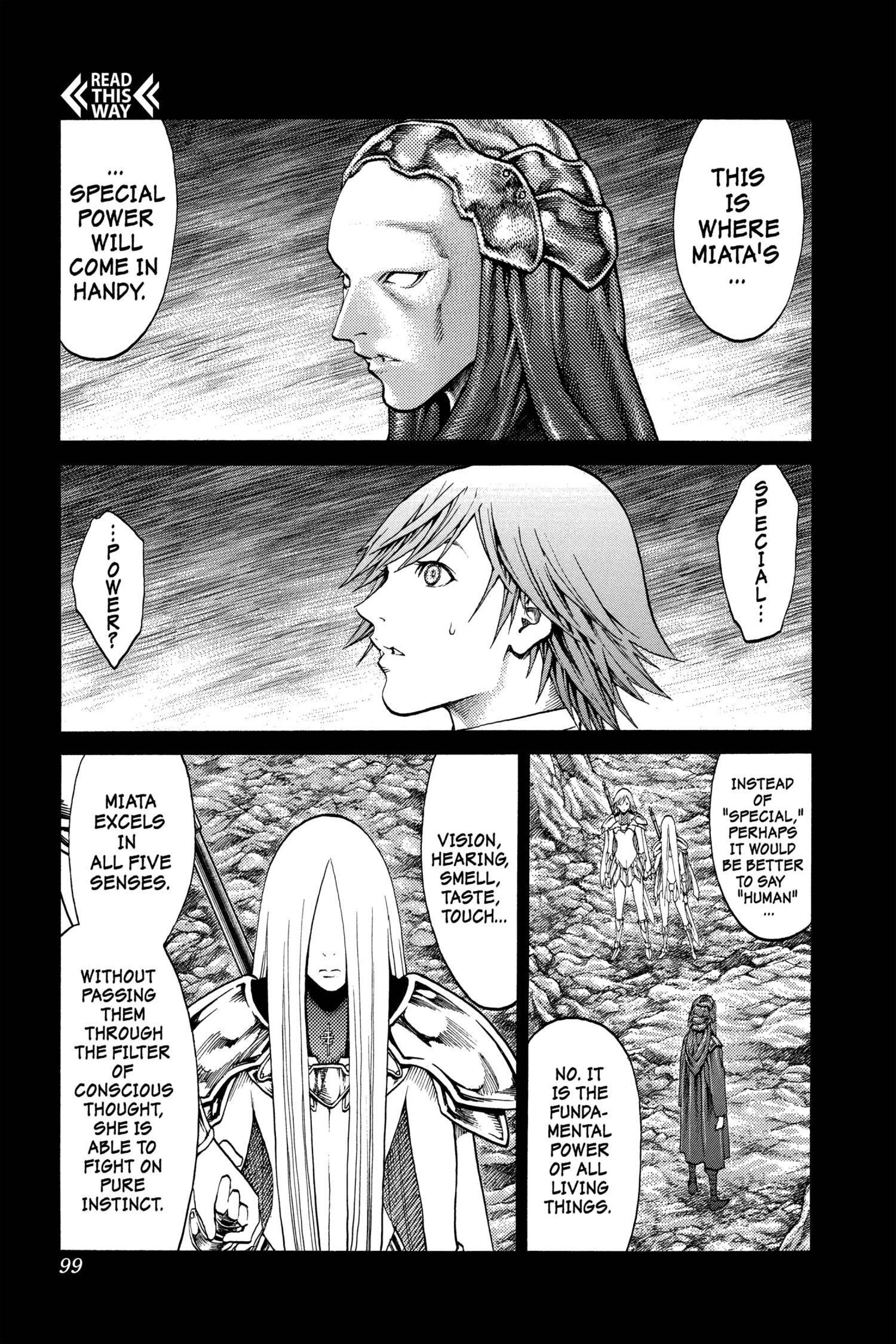 Read online Claymore comic -  Issue #13 - 93