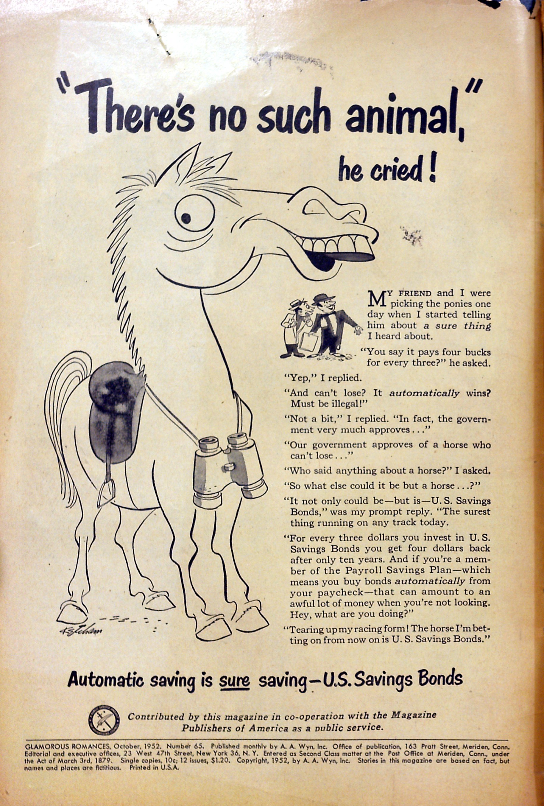 Read online Glamorous Romances comic -  Issue #65 - 2