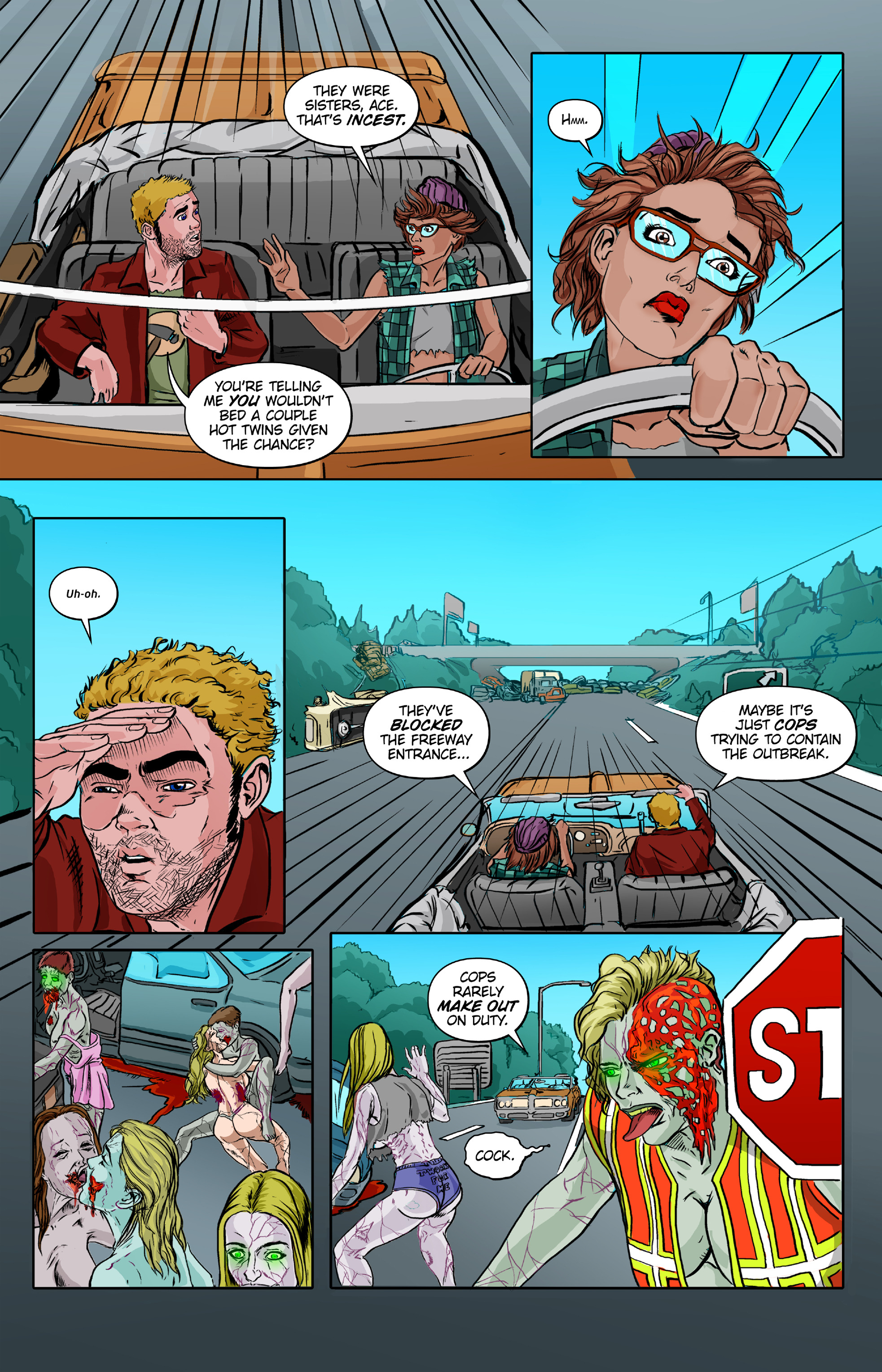 Read online Lesbian Zombies from Outer Space comic -  Issue #4 - 18