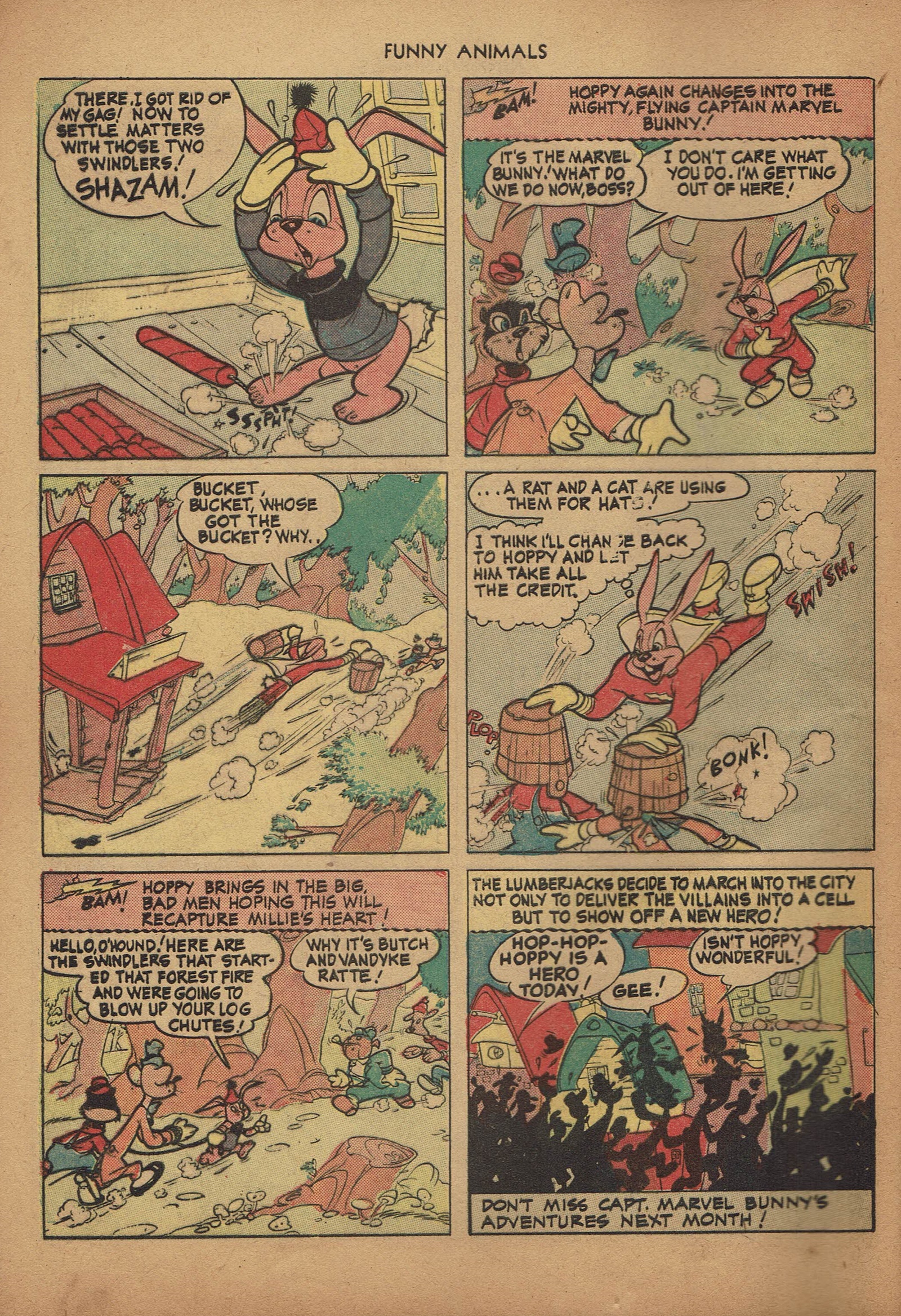Read online Fawcett's Funny Animals comic -  Issue #22 - 8