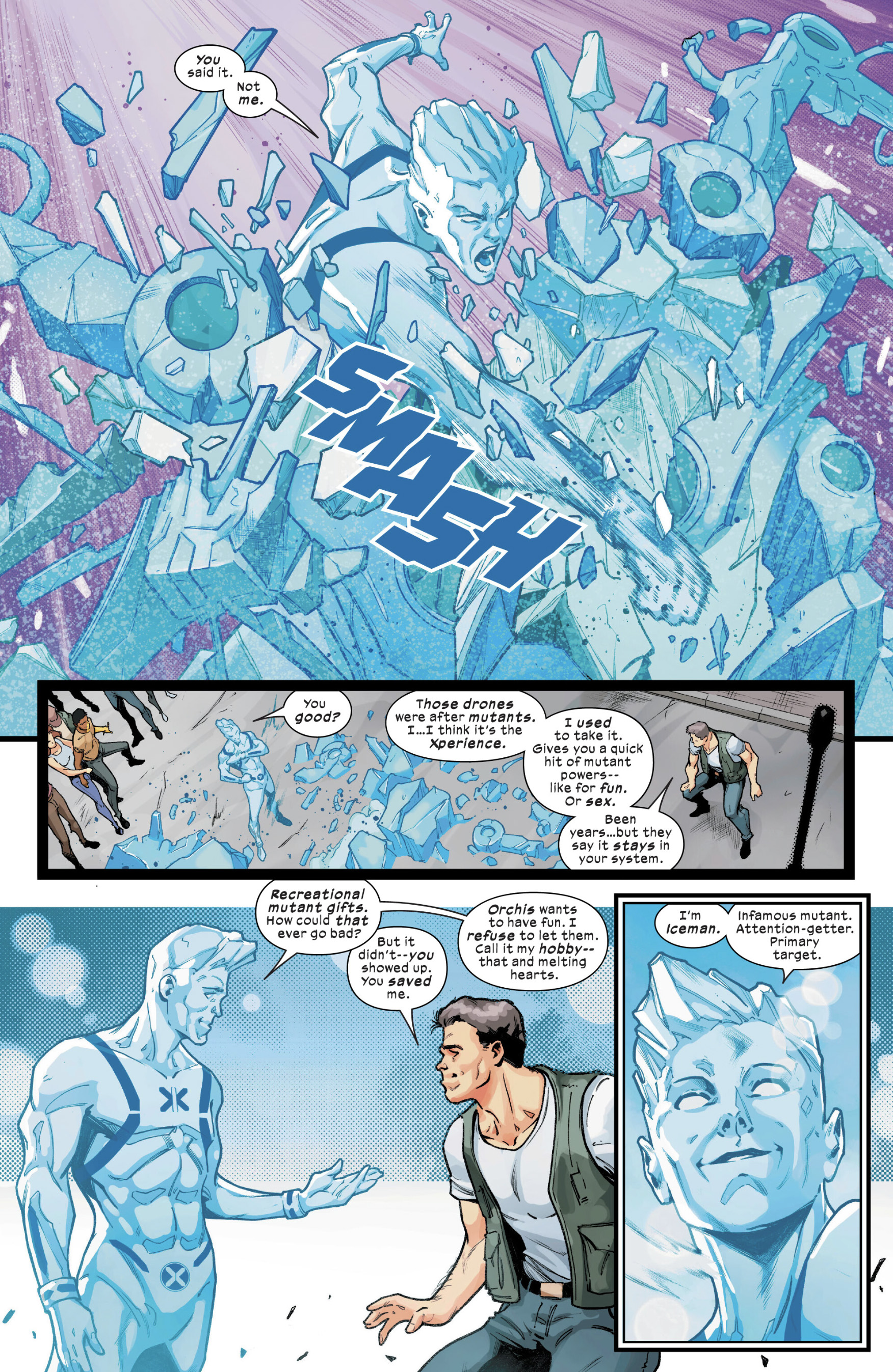 Read online Astonishing Iceman comic -  Issue #1 - 9