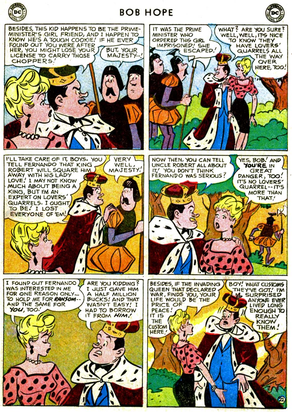 Read online The Adventures of Bob Hope comic -  Issue #58 - 27