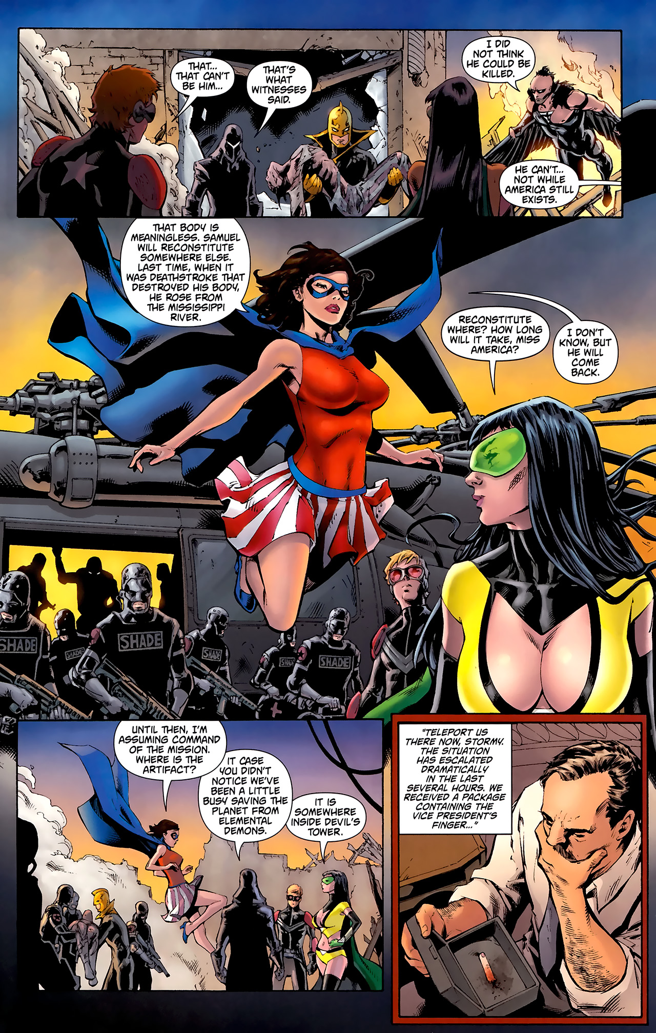 Read online Freedom Fighters (2010) comic -  Issue #3 - 12