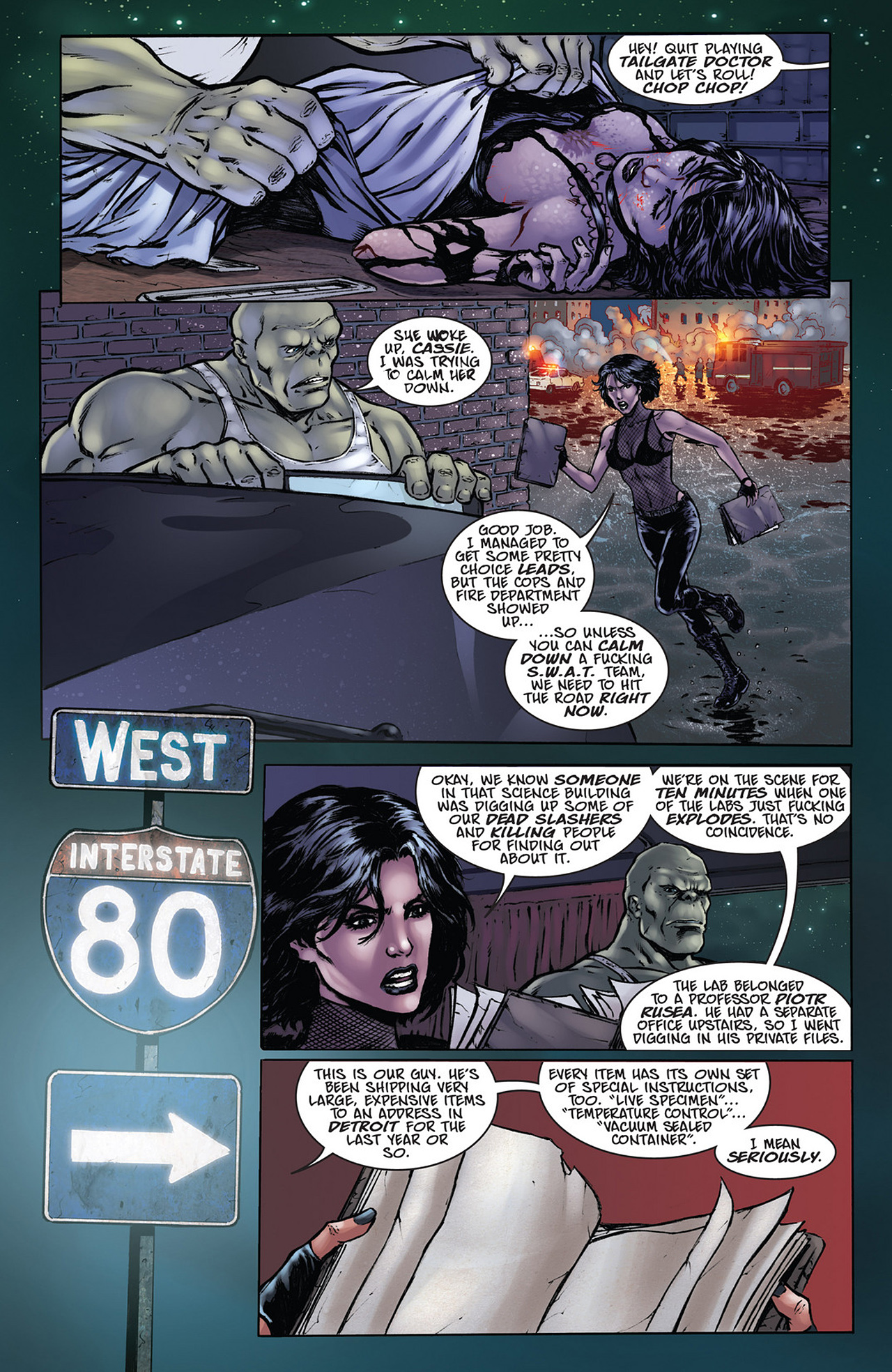 Read online Hack/Slash/Eva Monster's Ball comic -  Issue # _TPB - 33