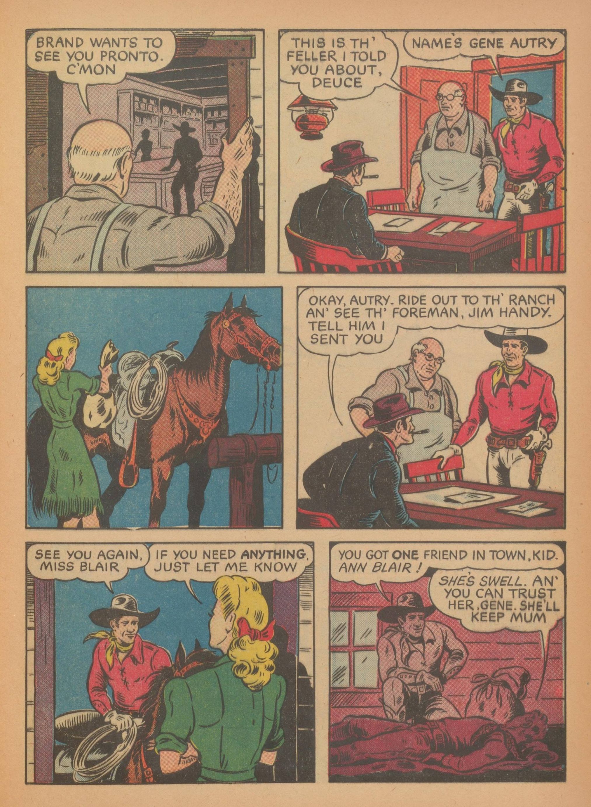 Read online Gene Autry Comics comic -  Issue #4 - 15