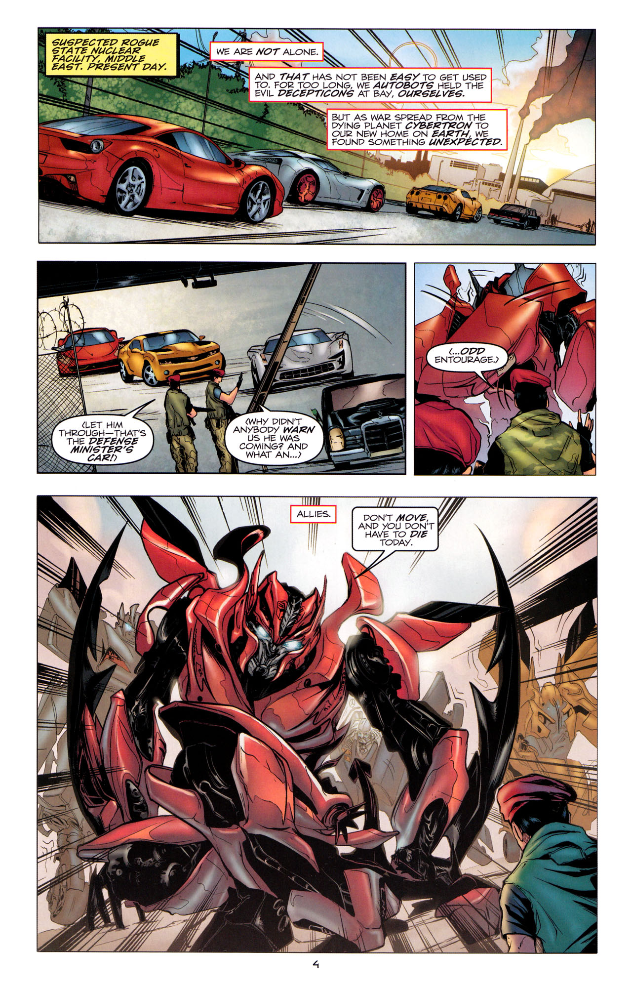Read online Transformers: Dark of the Moon Movie Adaptation comic -  Issue #1 - 6