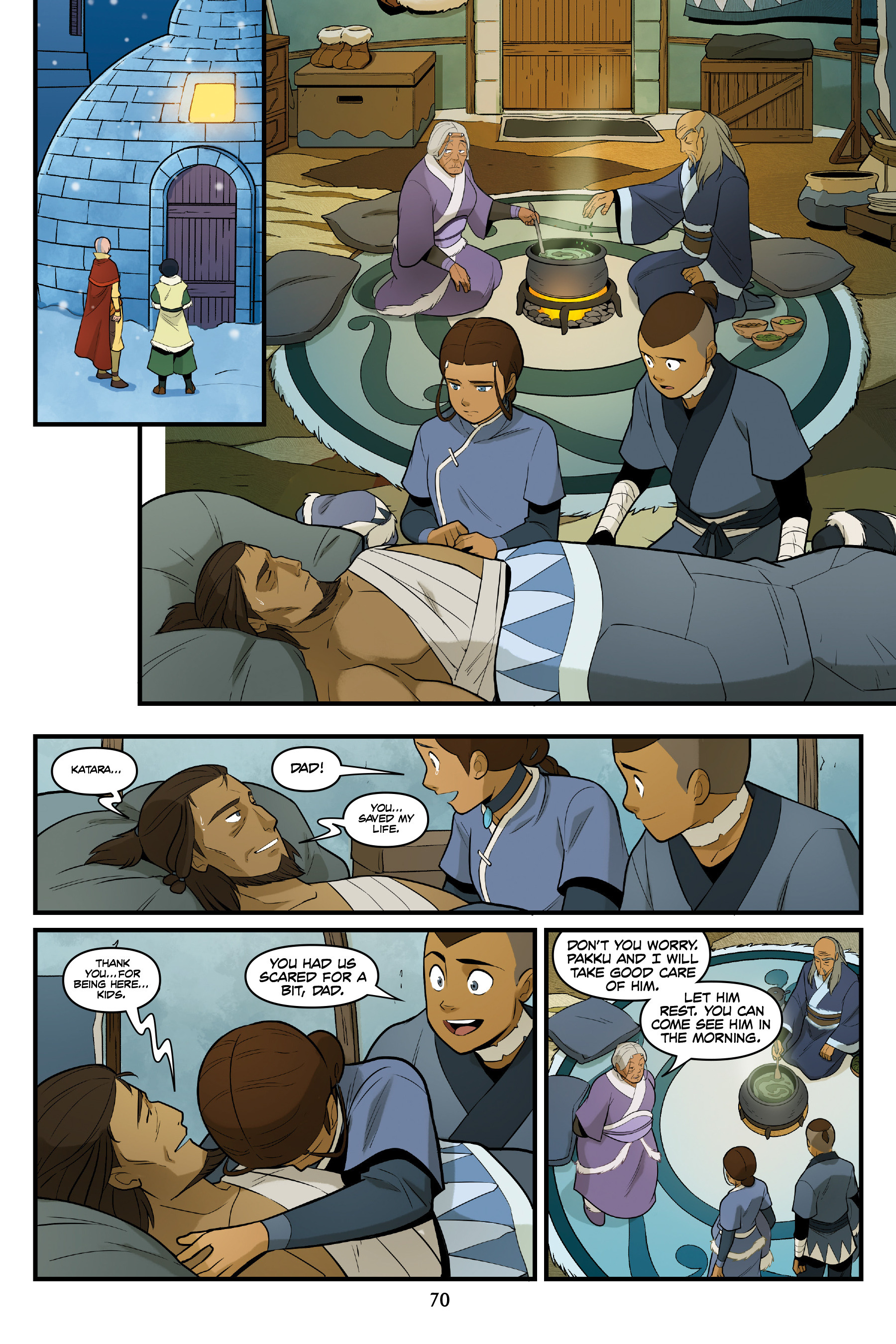 Read online Nickelodeon Avatar: The Last Airbender - North and South comic -  Issue #2 - 70