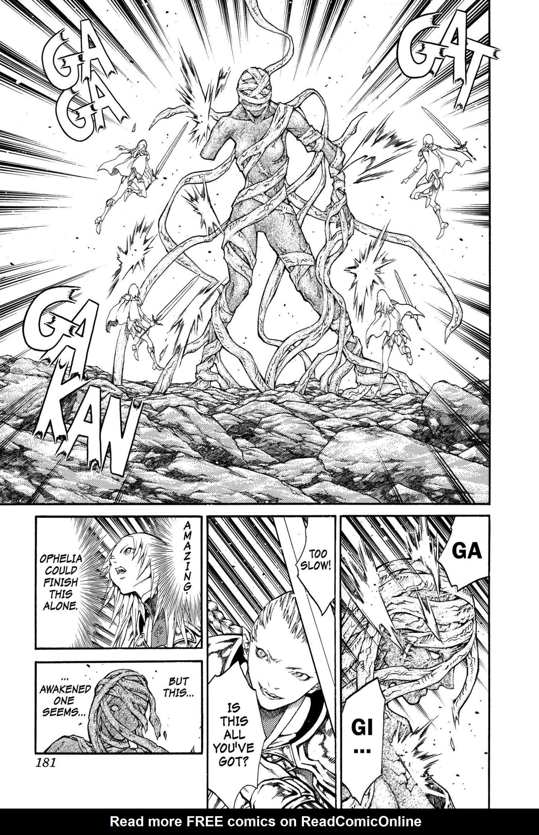 Read online Claymore comic -  Issue #13 - 171