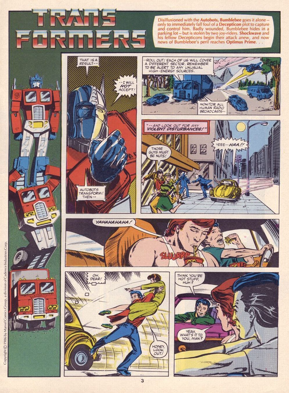 Read online The Transformers (UK) comic -  Issue #58 - 2