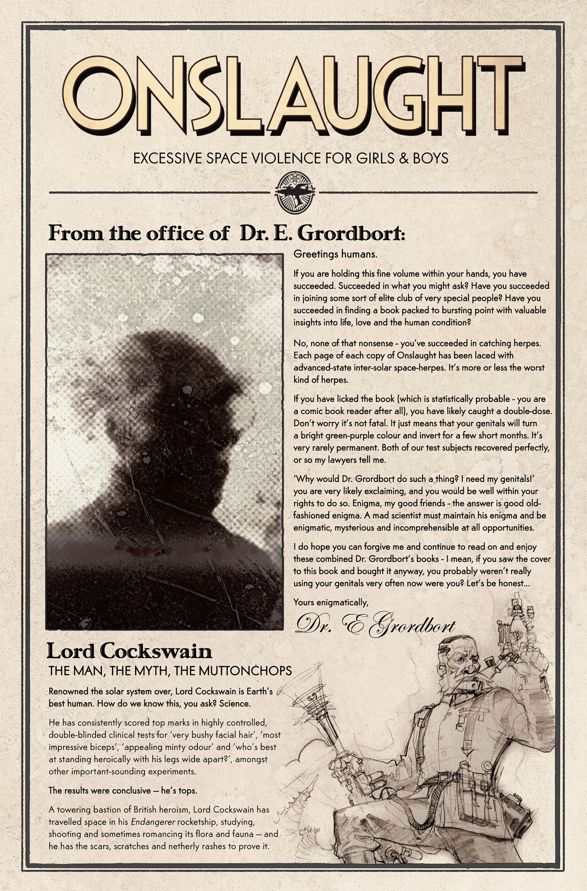 Read online Dr. Grordbort Onslaught comic -  Issue # TPB - 4