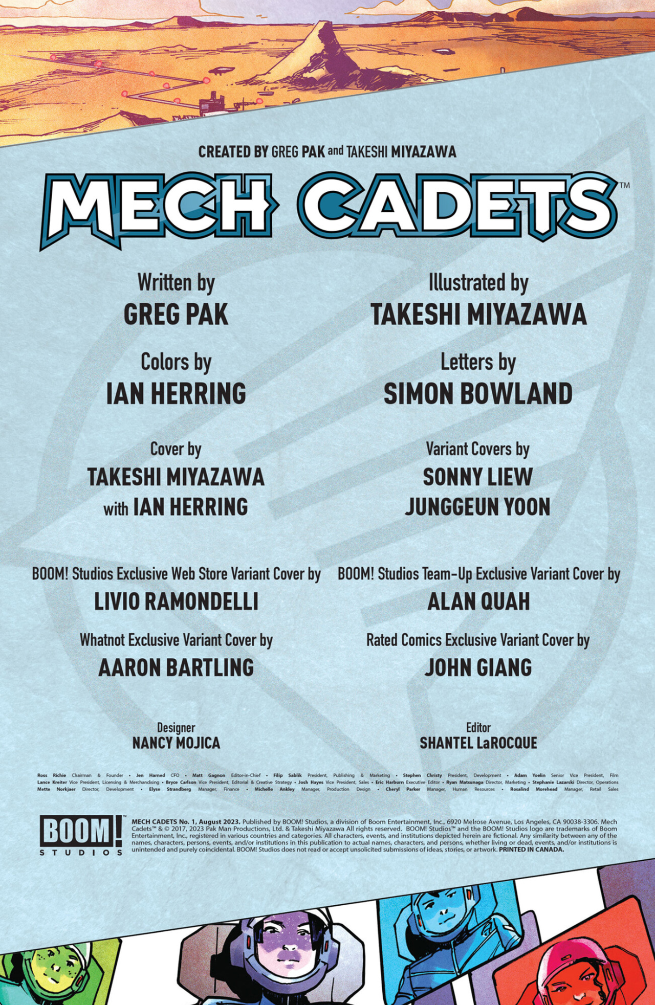 Read online Mech Cadets comic -  Issue #1 - 2