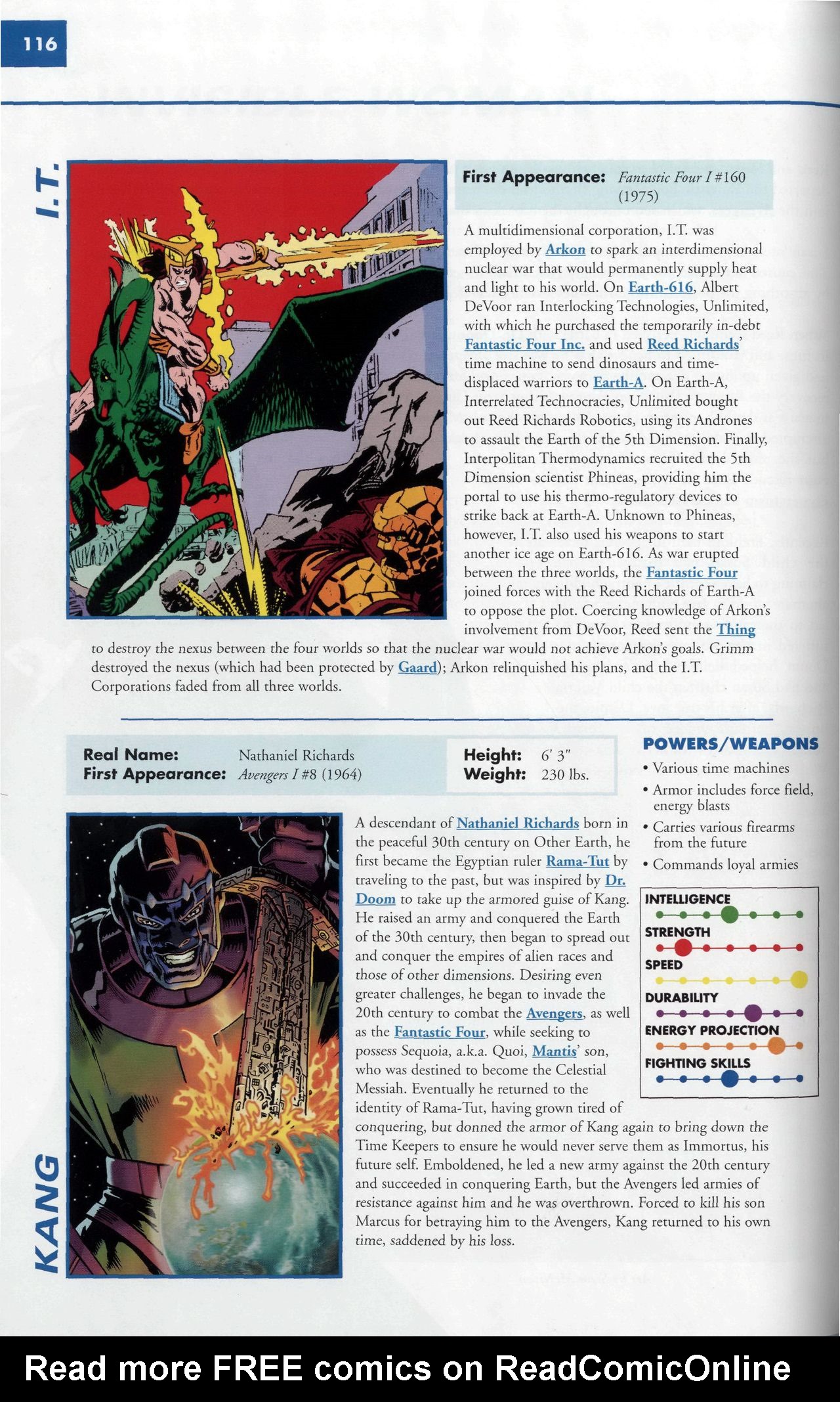 Read online Marvel Encyclopedia comic -  Issue # TPB 6 - 119