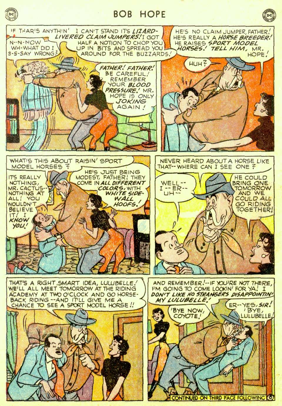 Read online The Adventures of Bob Hope comic -  Issue #6 - 10