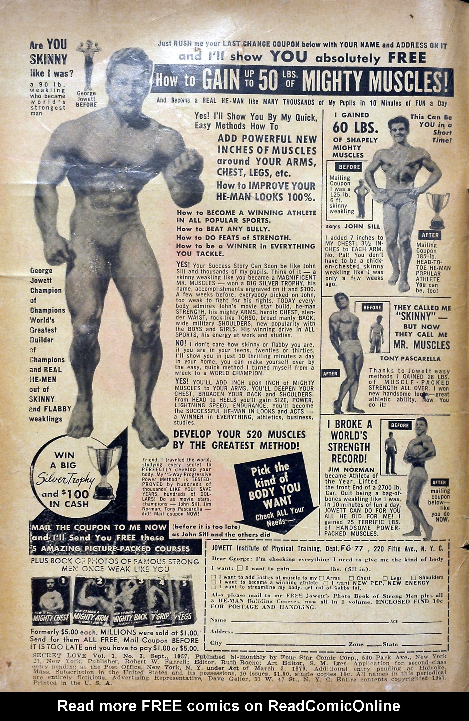 Read online Secret Love comic -  Issue #3 - 2