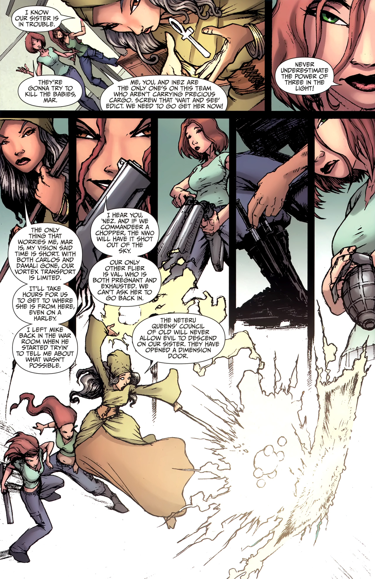 Read online L.A. Banks' Vampire Huntress: Dawn and Darkness comic -  Issue #3 - 12