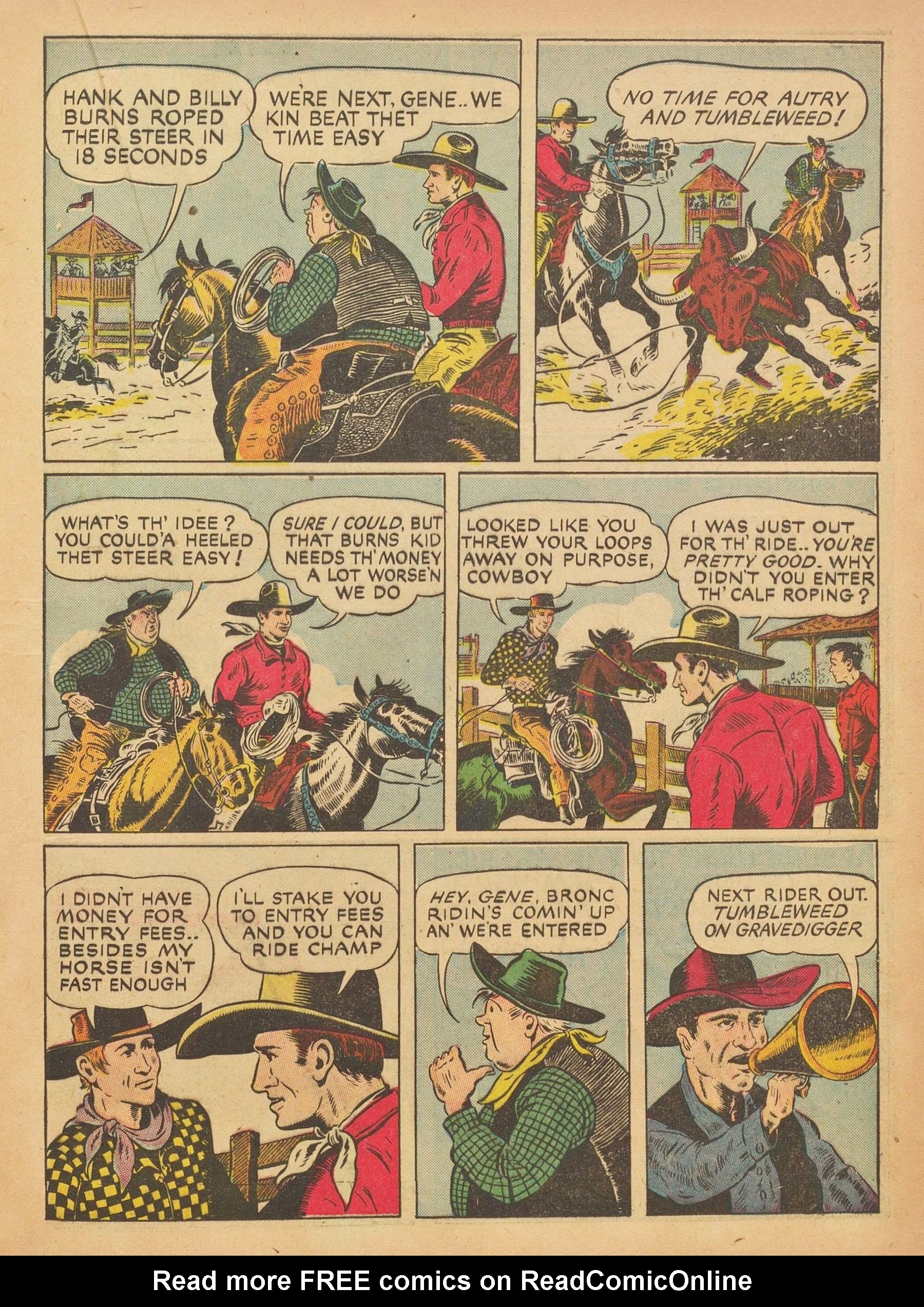 Read online Gene Autry Comics comic -  Issue #2 - 33