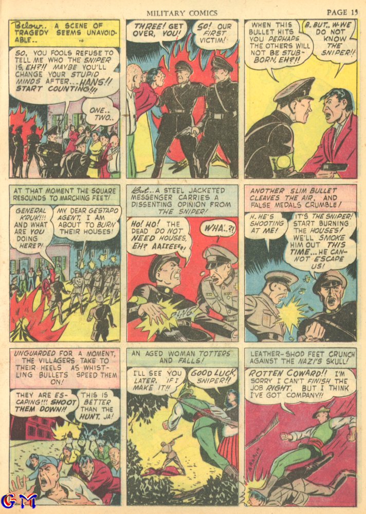 Read online Military Comics comic -  Issue #5 - 17