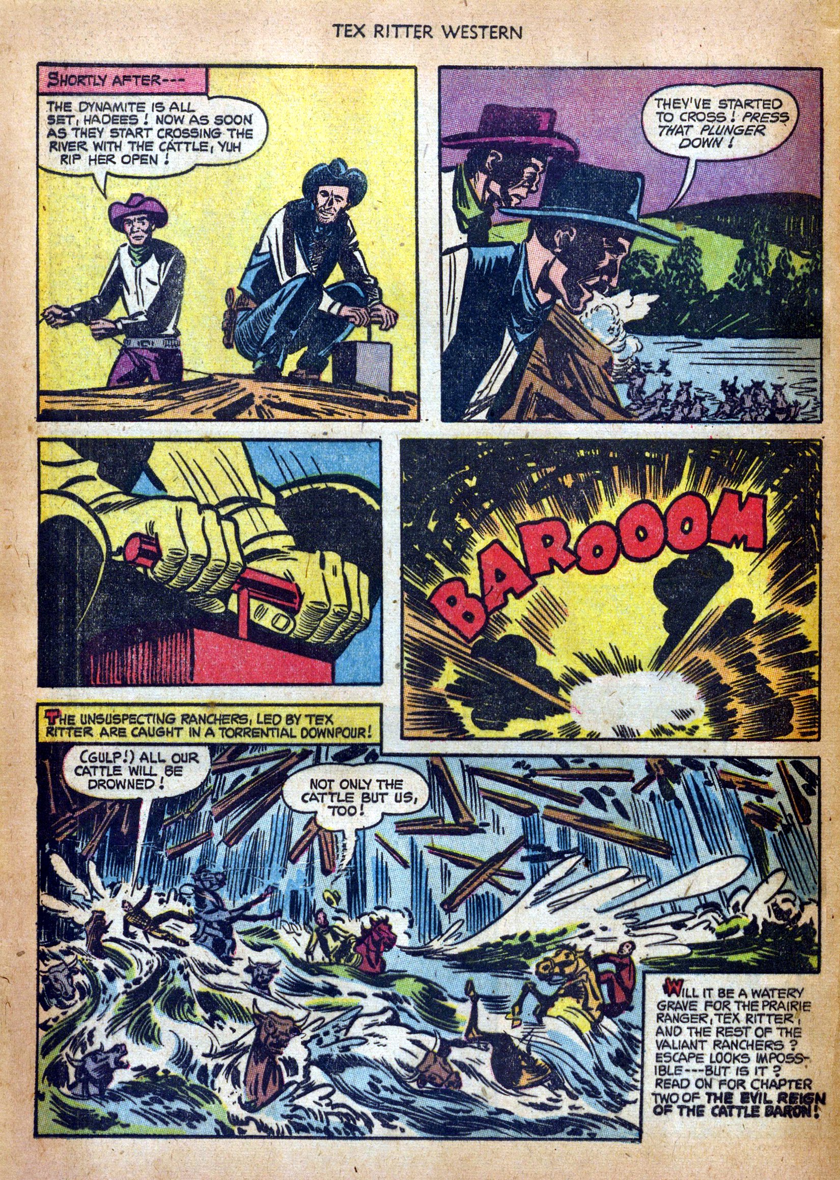Read online Tex Ritter Western comic -  Issue #17 - 28