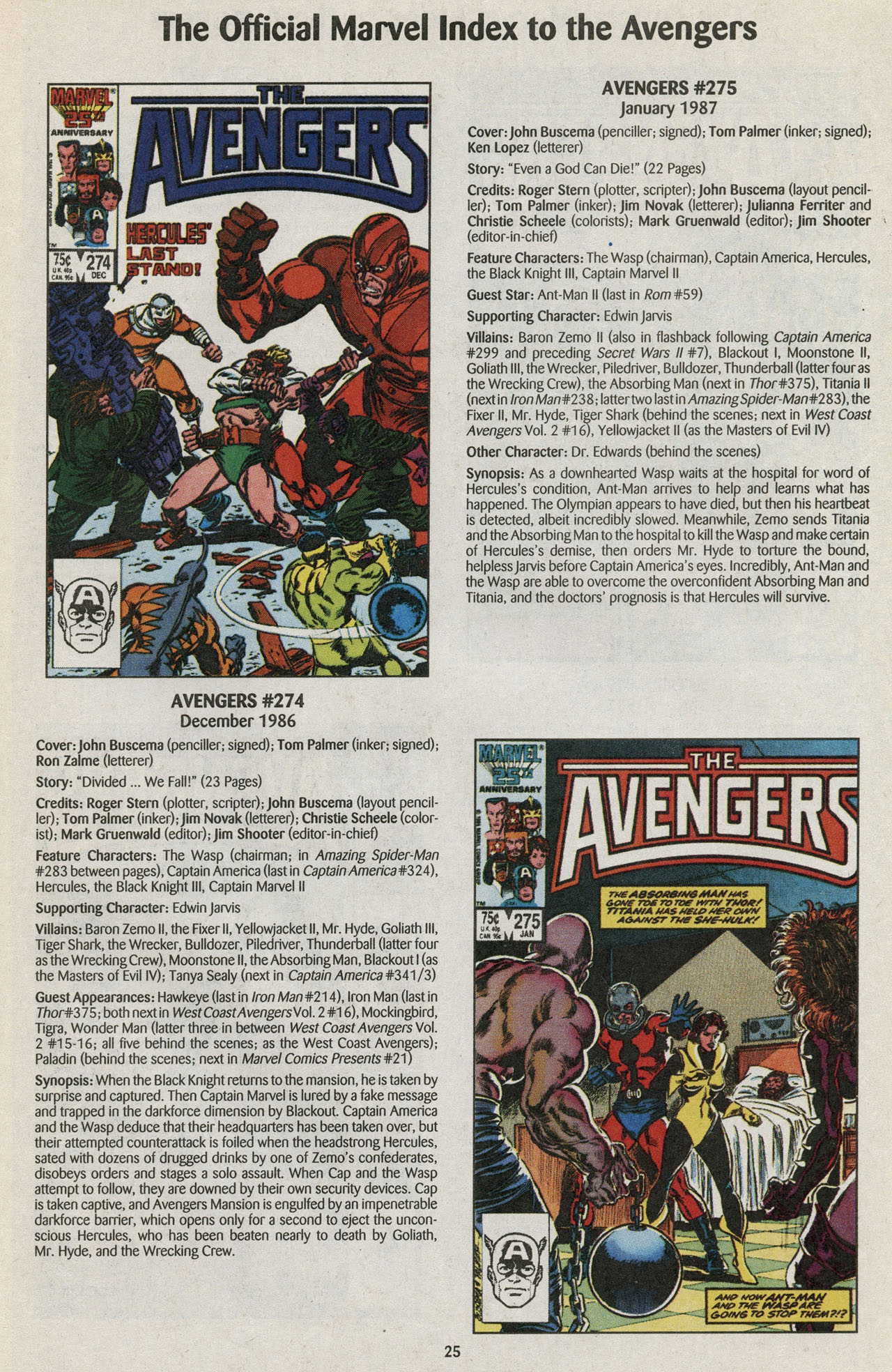 Read online The Official Marvel Index to the Avengers comic -  Issue #5 - 27