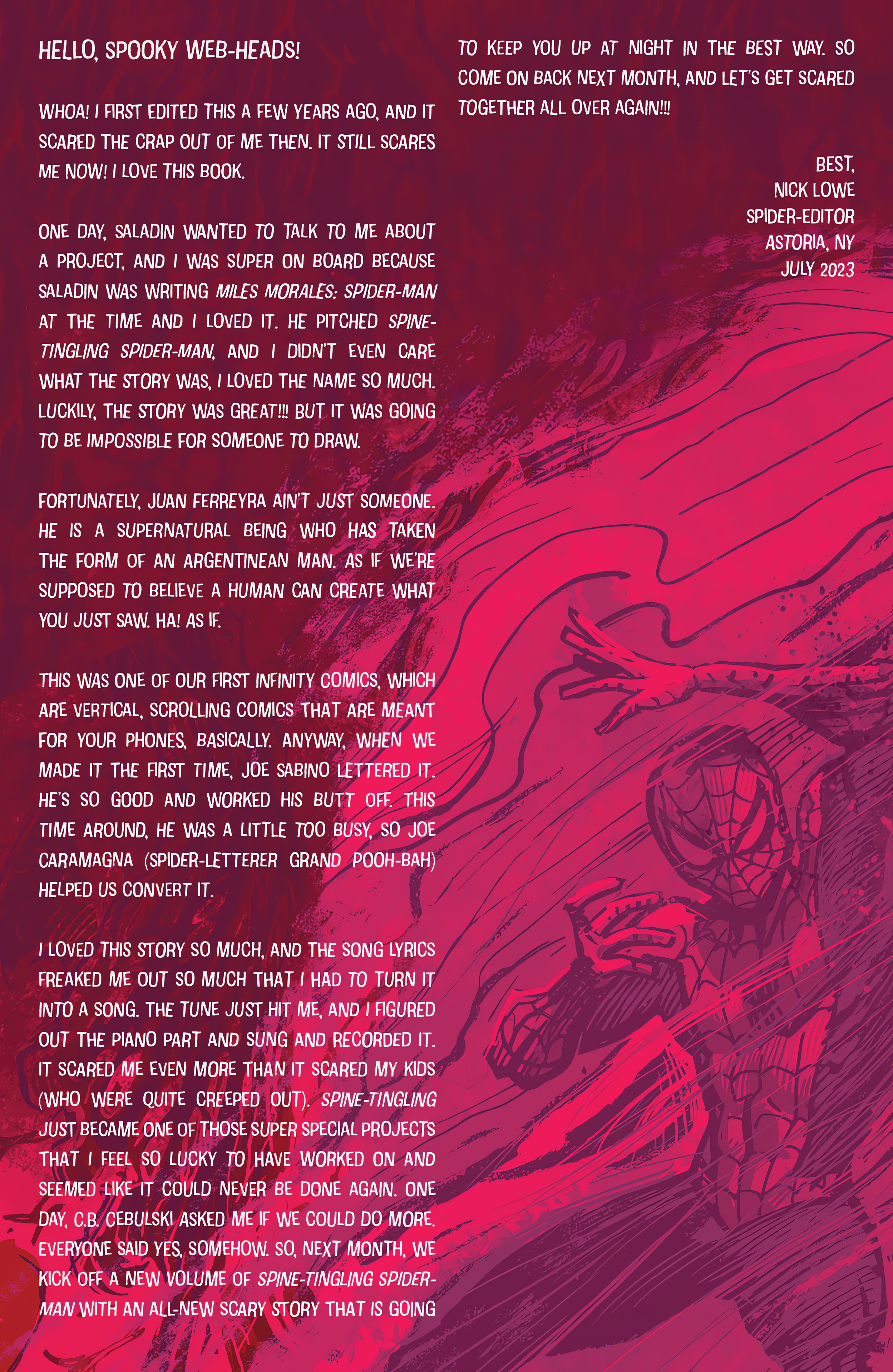 Read online Spine-Tingling Spider-Man comic -  Issue #0 - 84