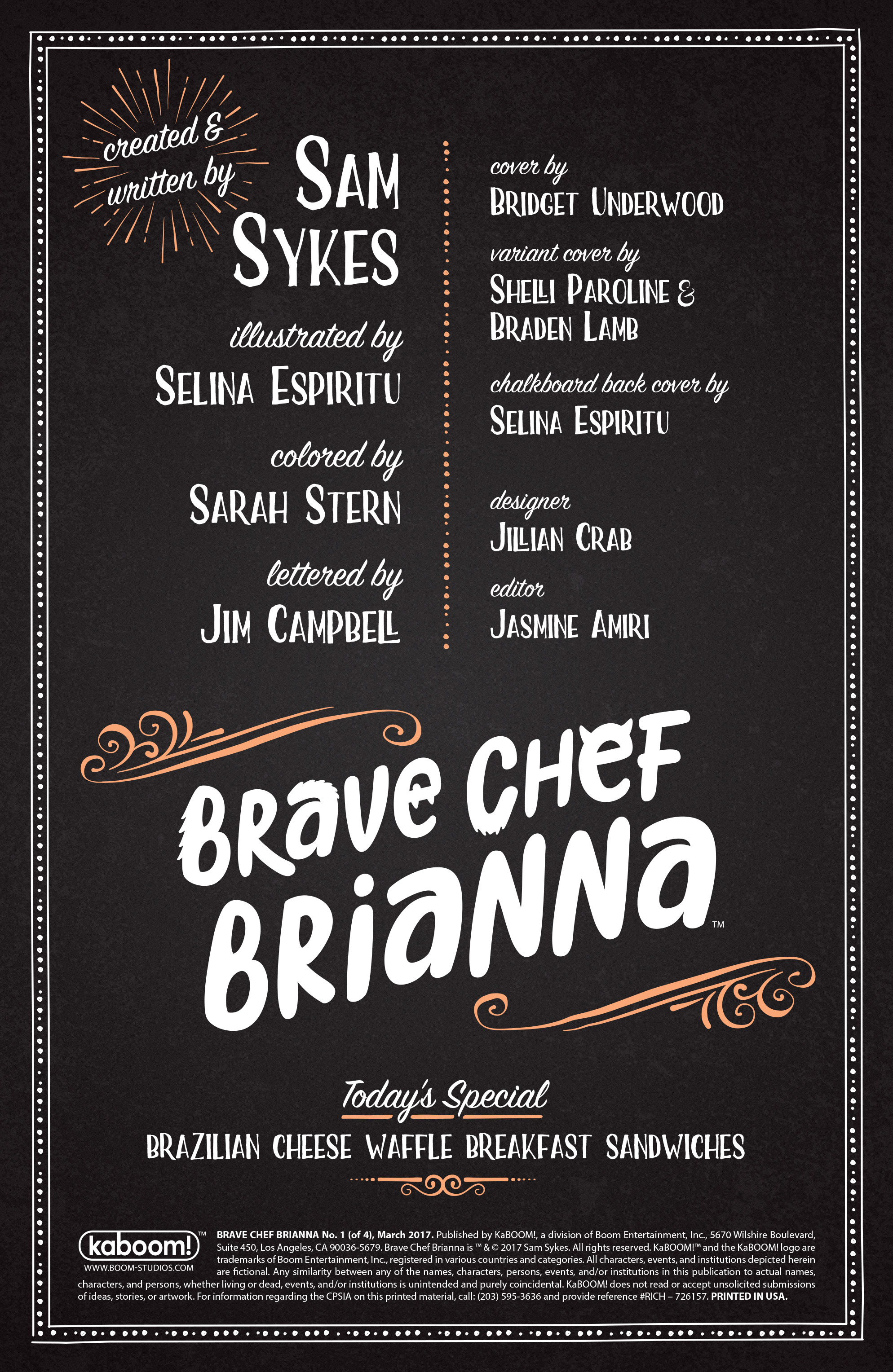 Read online Brave Chef Brianna comic -  Issue #1 - 2