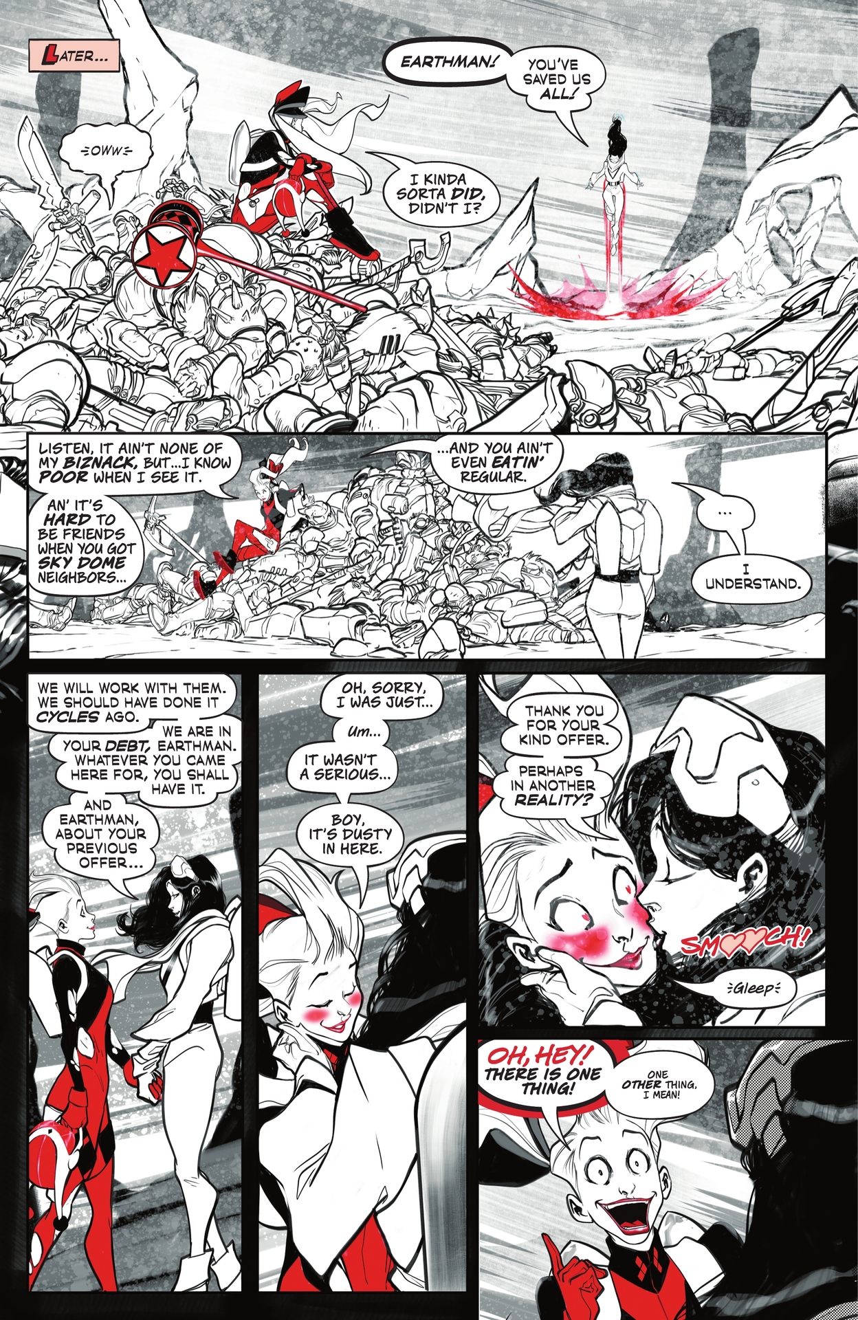 Read online Harley Quinn: Black   White   Redder comic -  Issue #3 - 13