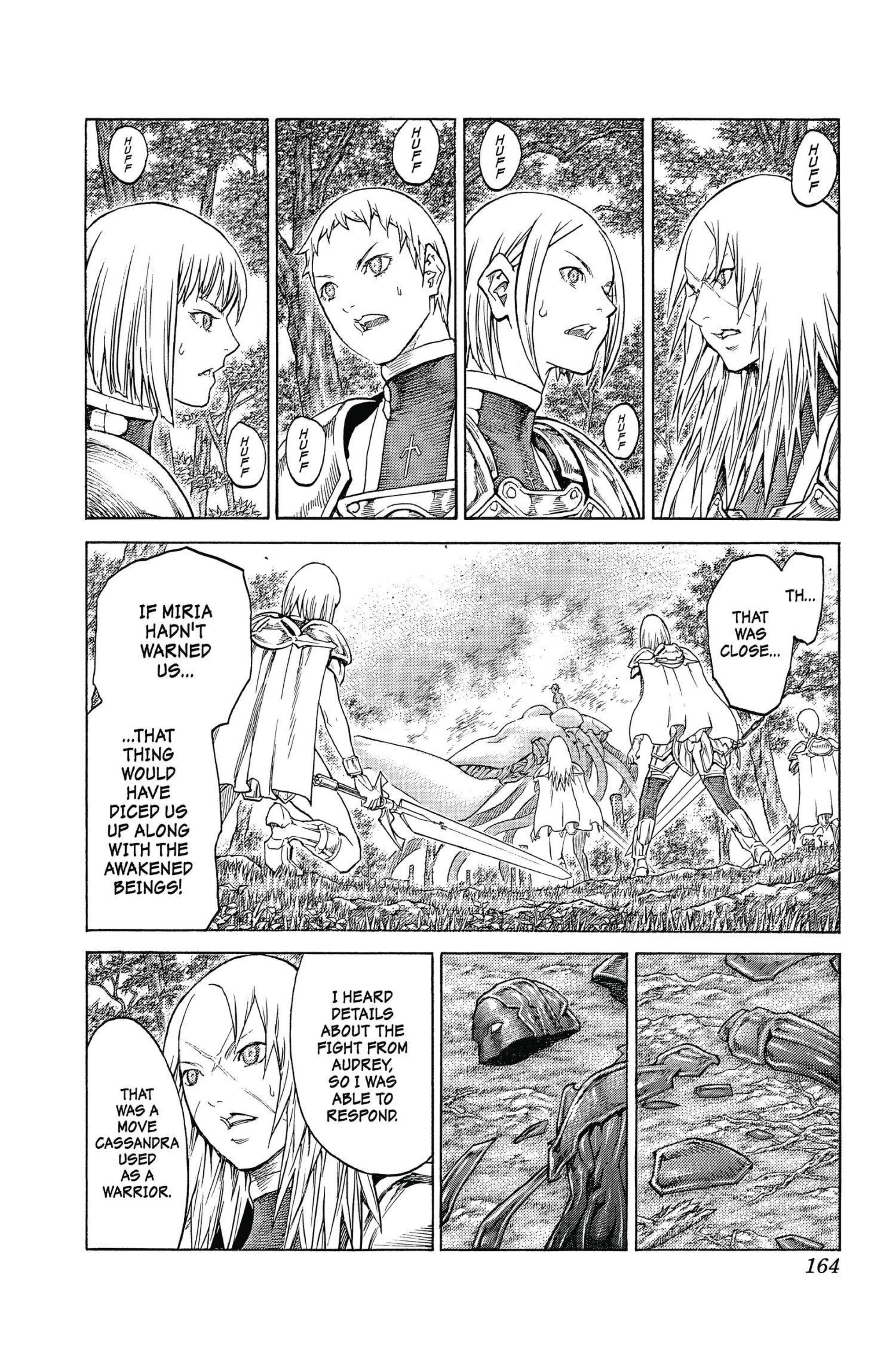 Read online Claymore comic -  Issue #24 - 150