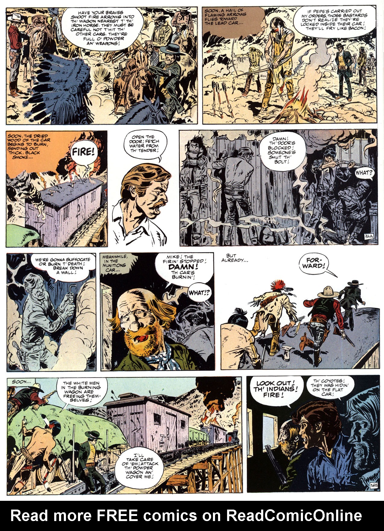 Read online Epic Graphic Novel: Lieutenant Blueberry comic -  Issue #2 - 38