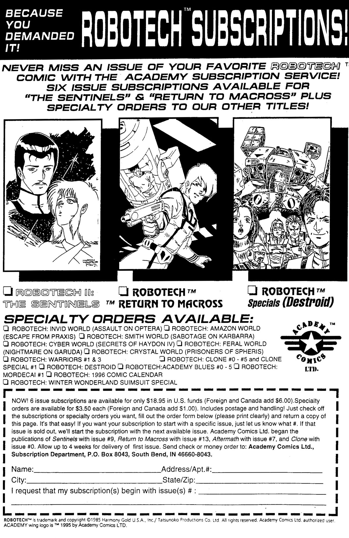 Read online Robotech: Romance comic -  Issue # Full - 33