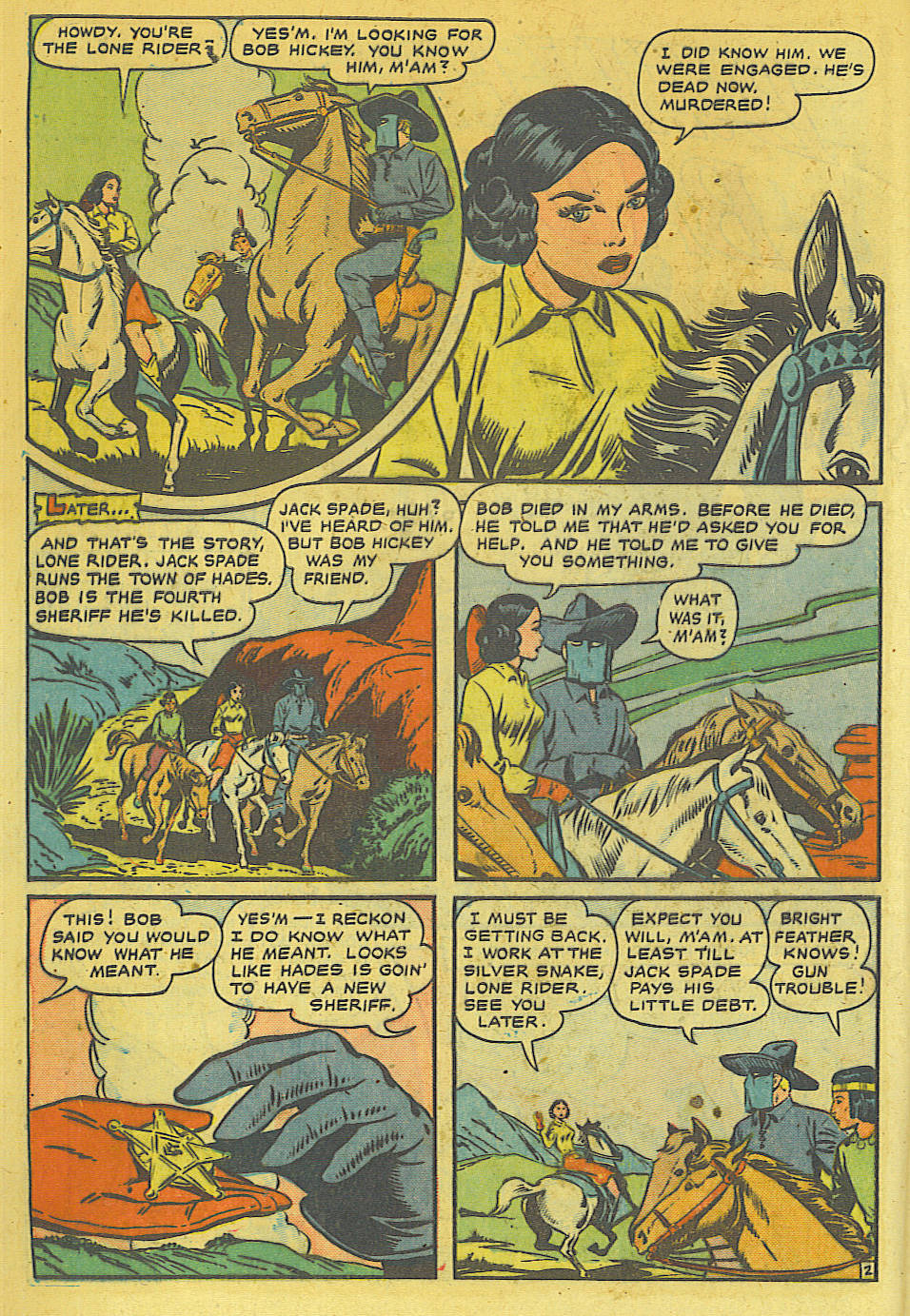 Read online The Lone Rider comic -  Issue #8 - 3